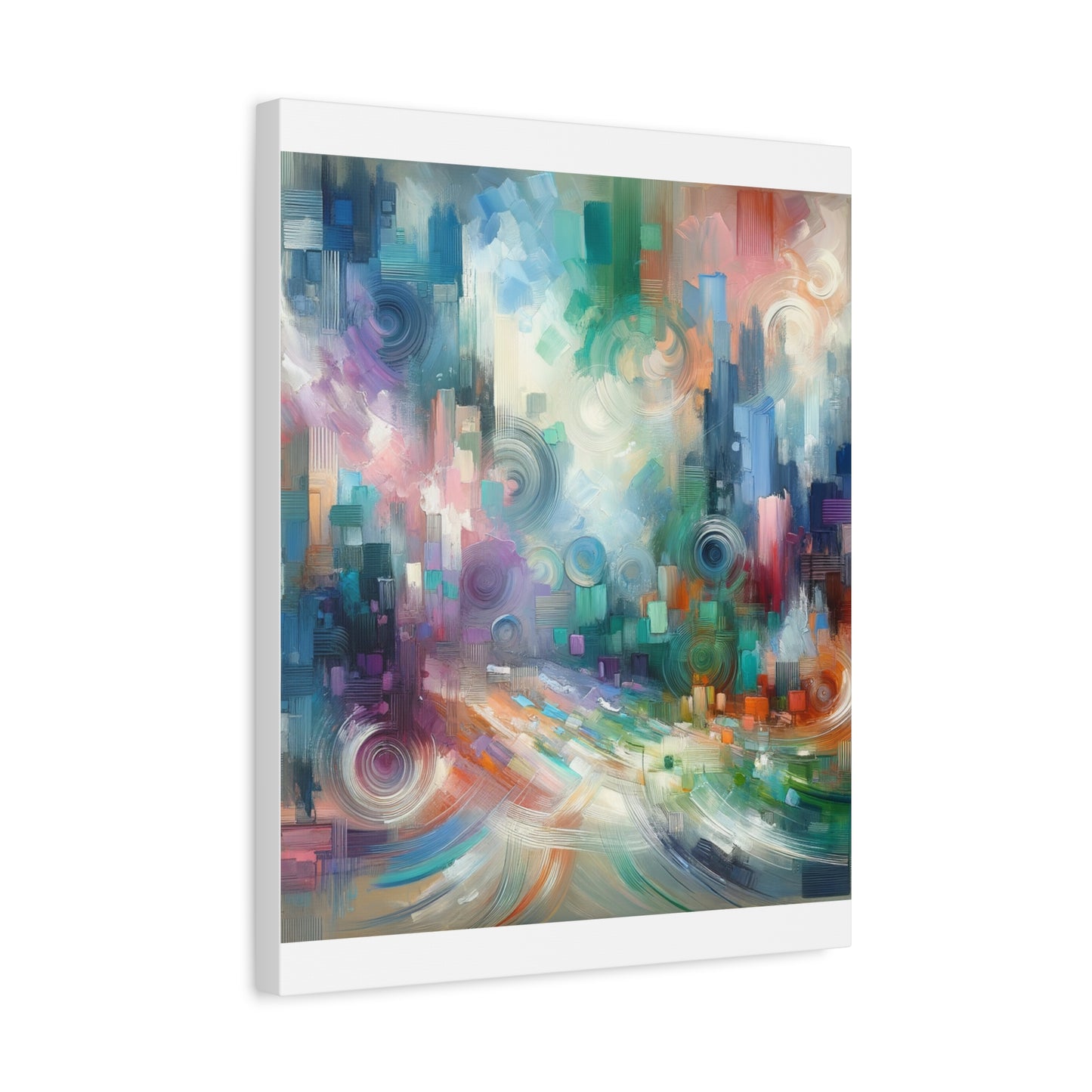 Abstract Color Symphony - Matte Canvas, Stretched, 1.25"