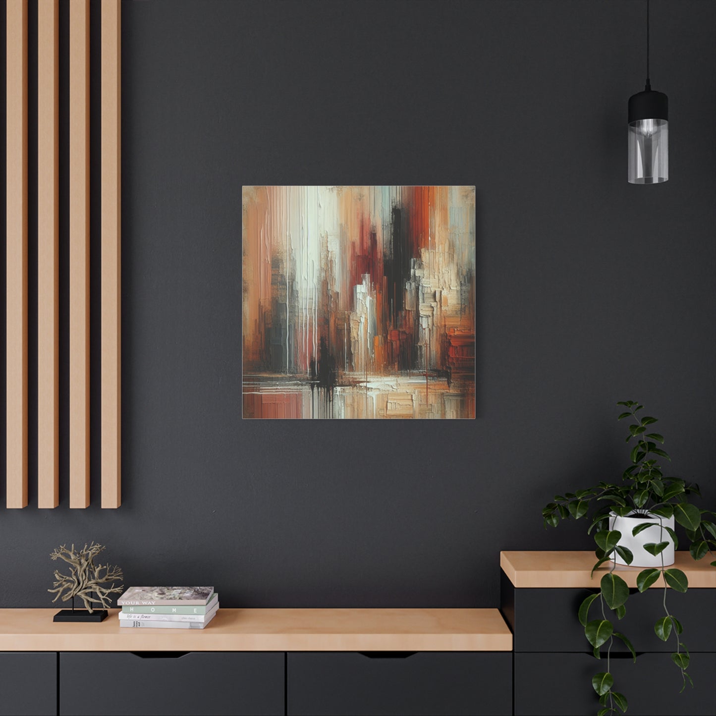 Abstract Urban - Matte Canvas, Stretched, 1.25"