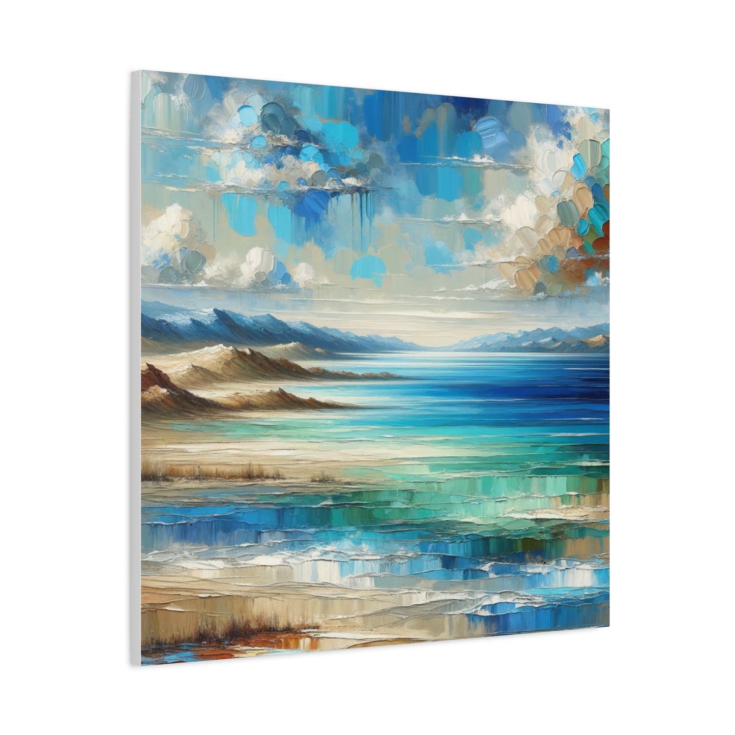 Matte Canvas, Stretched, 1.25" - Abstract Seaside Enchantment