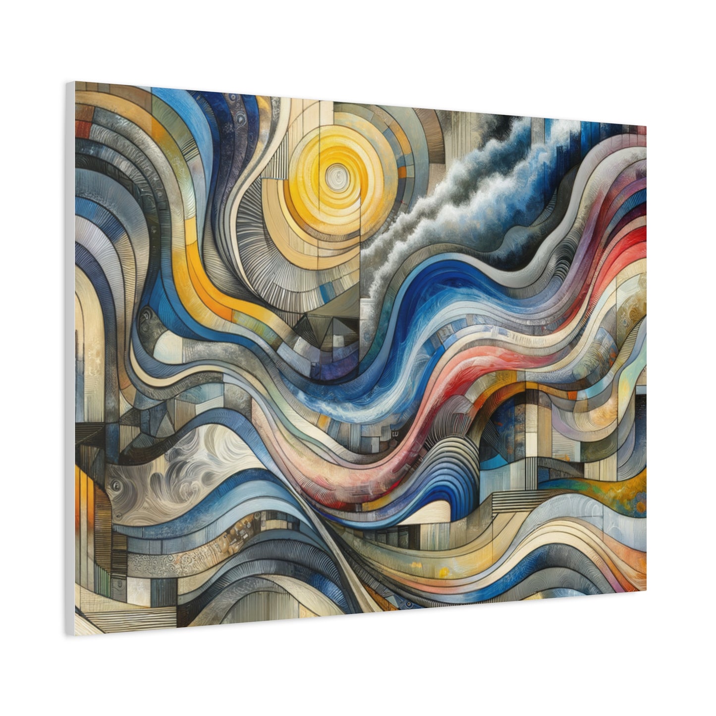 Abstract Waves - Matte Canvas, Stretched, 1.25"