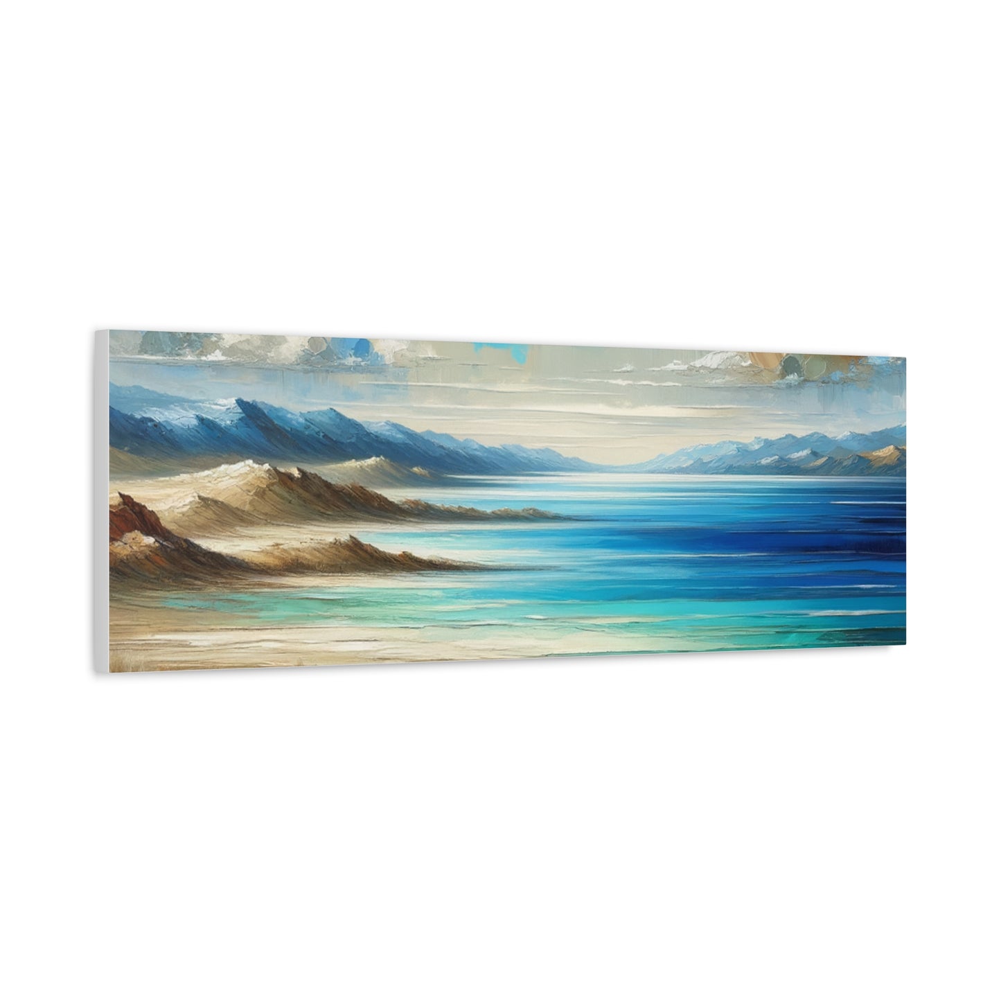 Matte Canvas, Stretched, 1.25" - Abstract Seaside Enchantment