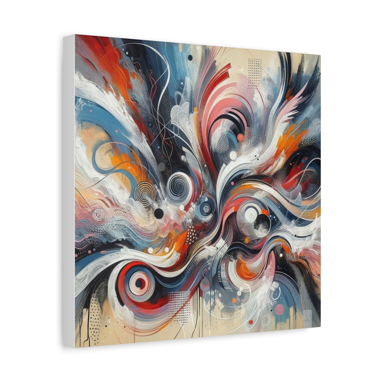 Abstract Swirl Matte Canvas, Stretched, 1.25"