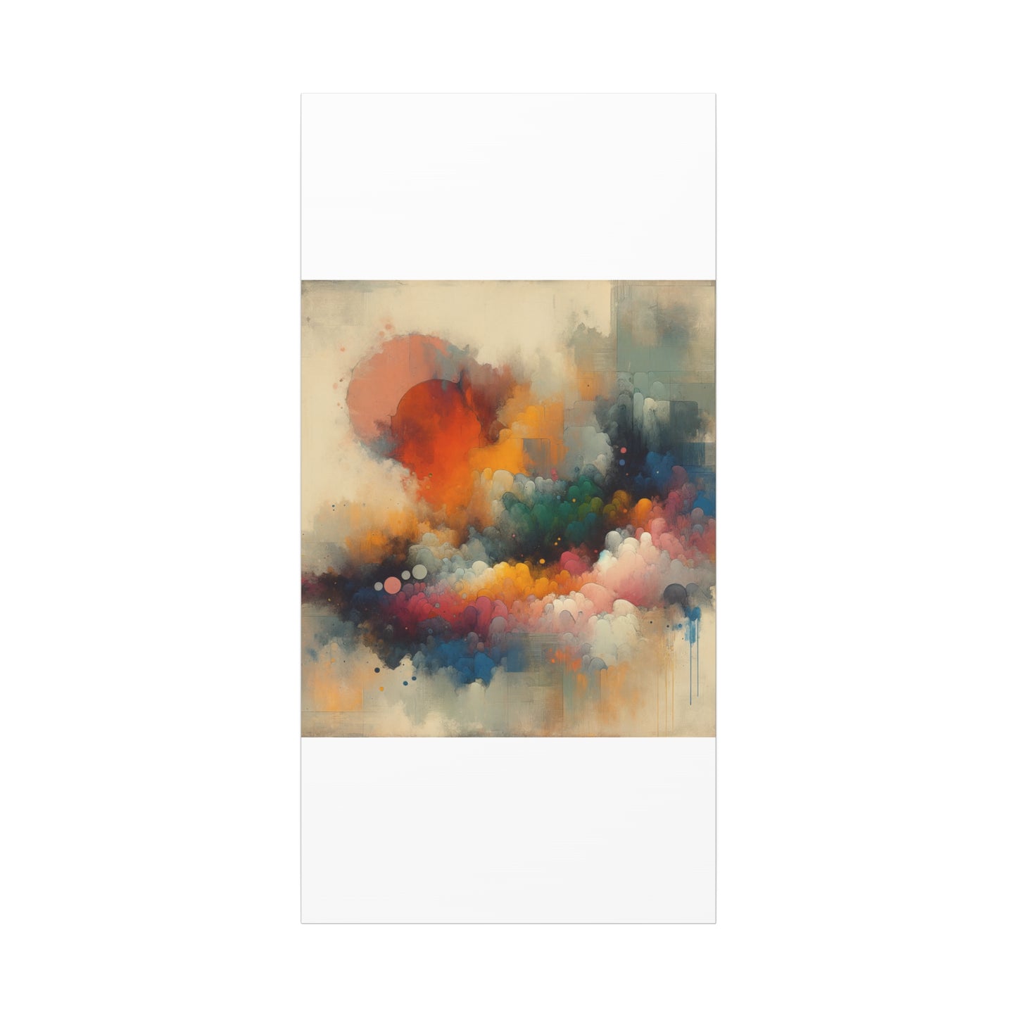 Colorful Abstract Clouds - Matte Canvas, Stretched, 1.25"