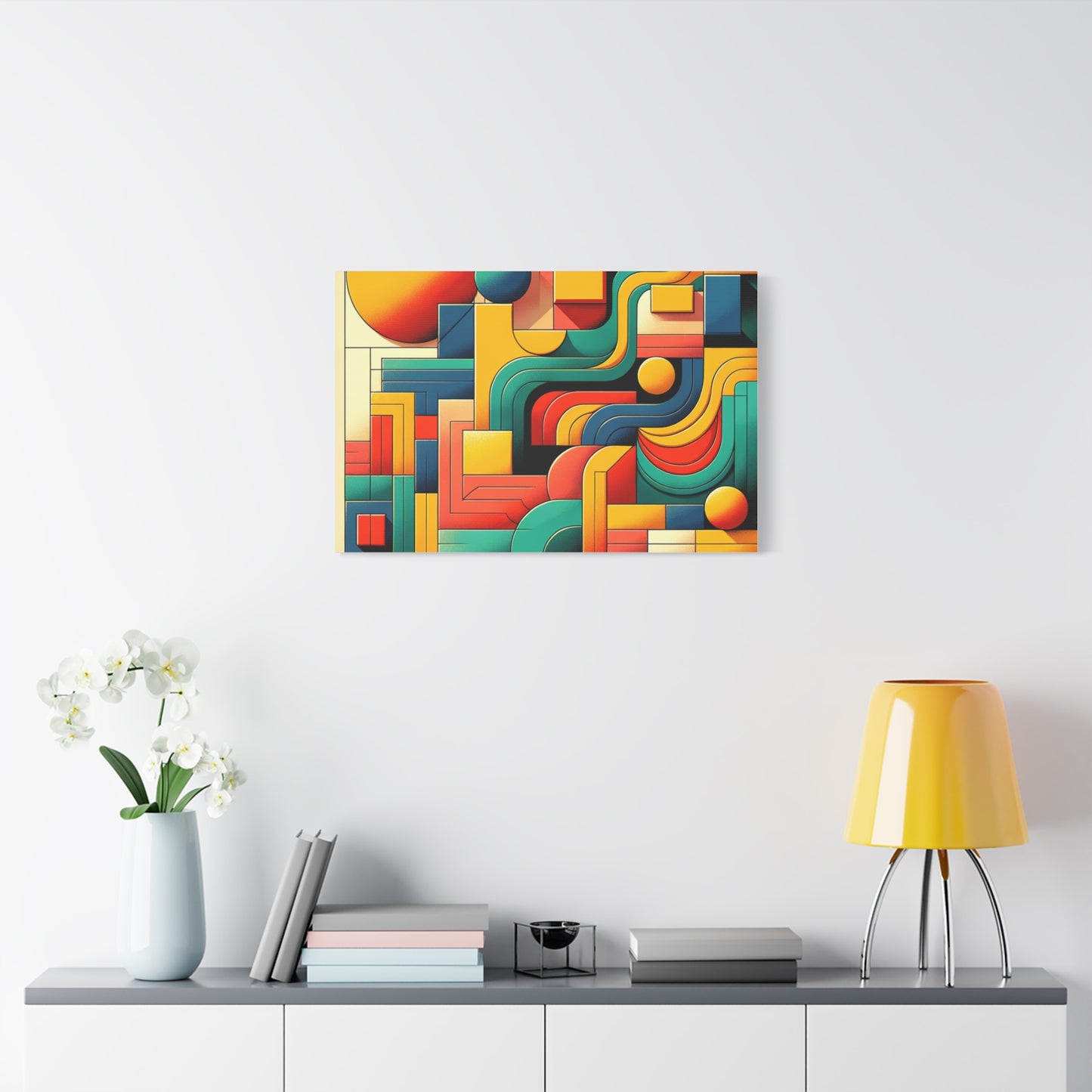 Abstract Geometric Design - Matte Canvas, Stretched, 1.25"