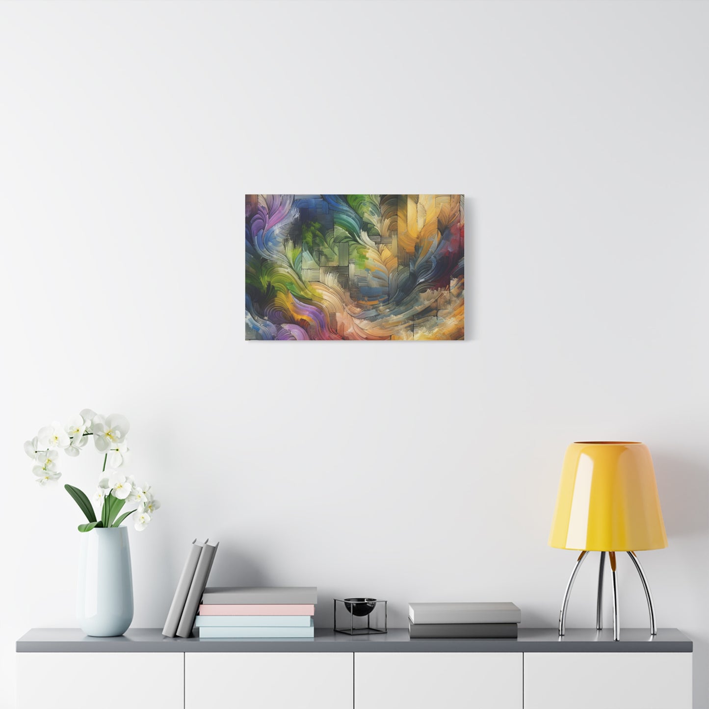 Colorful Abstract Swirls - Matte Canvas, Stretched, 1.25"