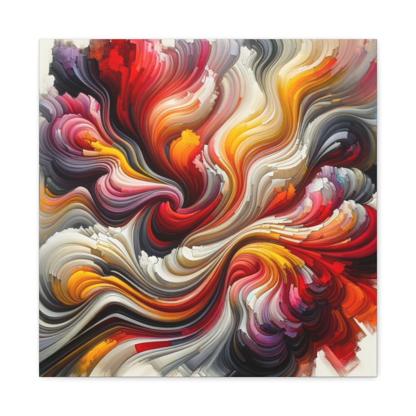 Vibrant Abstract Swirls - Matte Canvas, Stretched, 1.25"