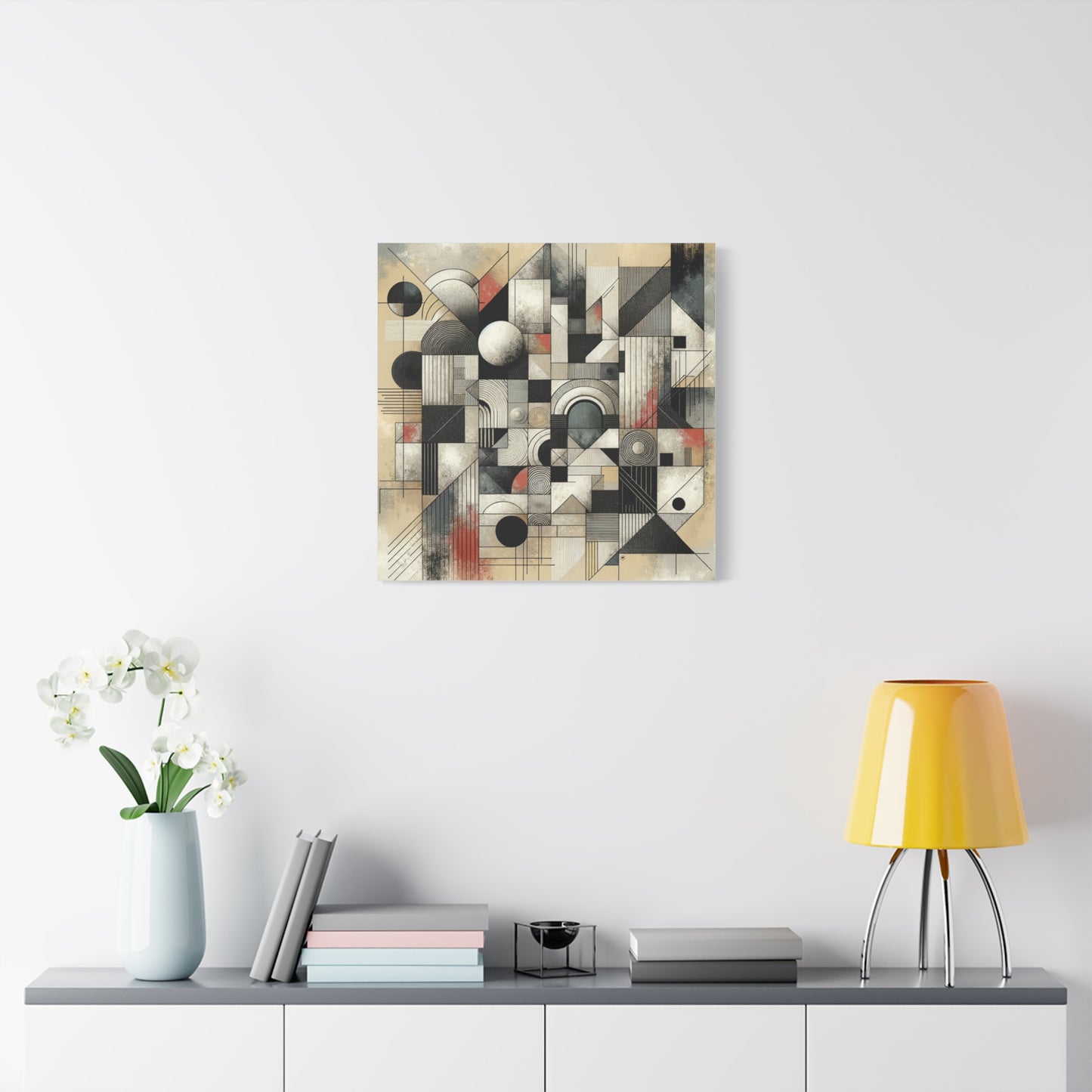 Abstract Geometry Matte Canvas, Stretched, 1.25"