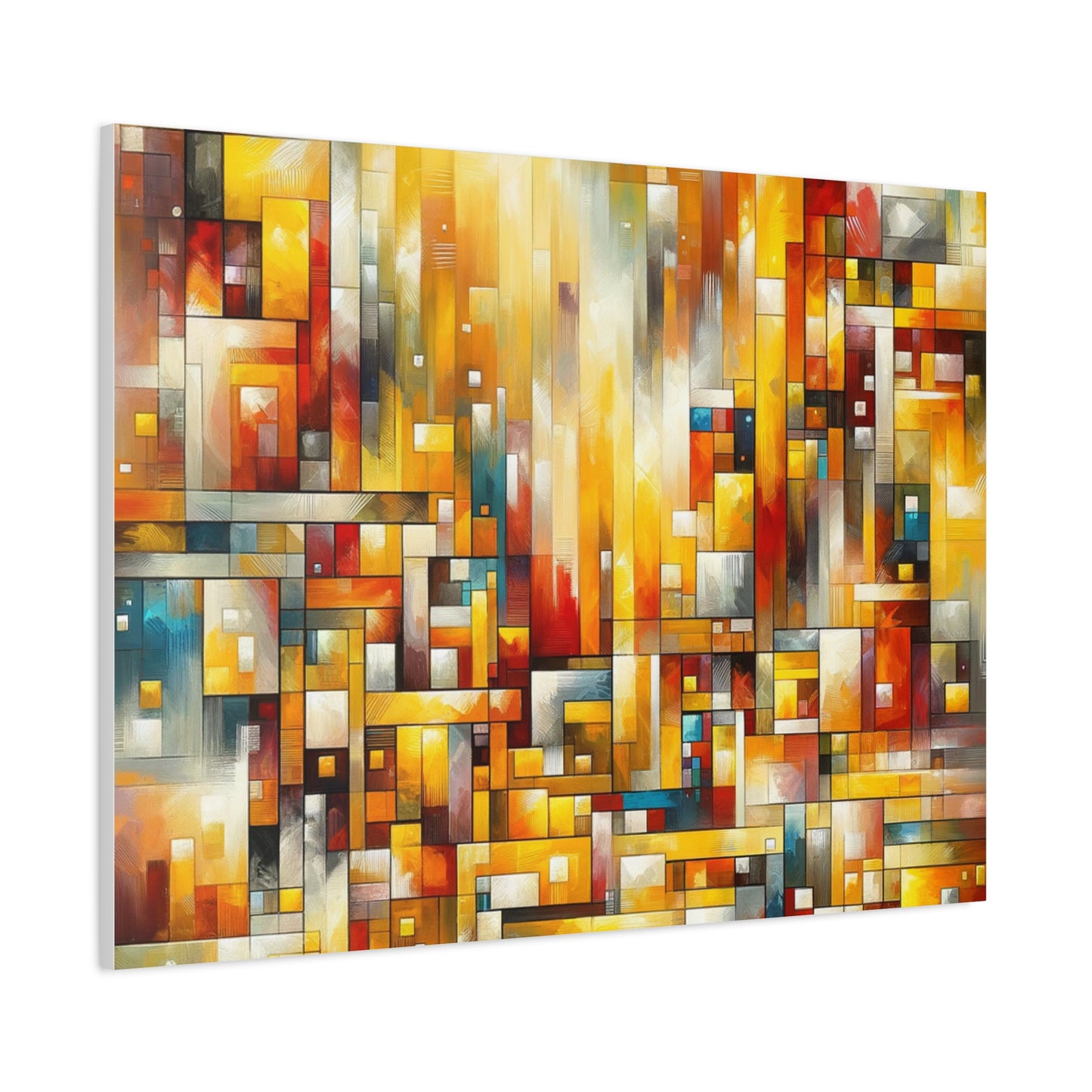 Abstract Geometric Burst - Matte Canvas, Stretched, 1.25"