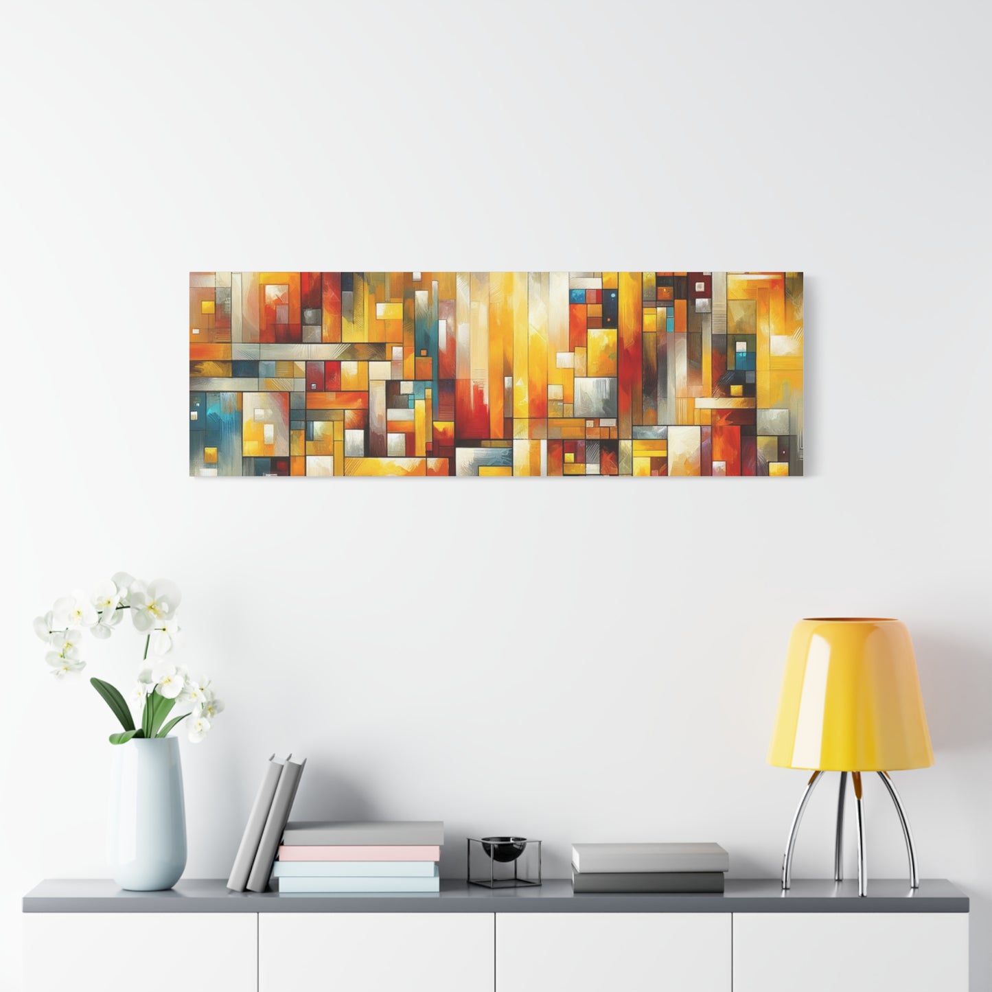 Abstract Geometric Burst - Matte Canvas, Stretched, 1.25"