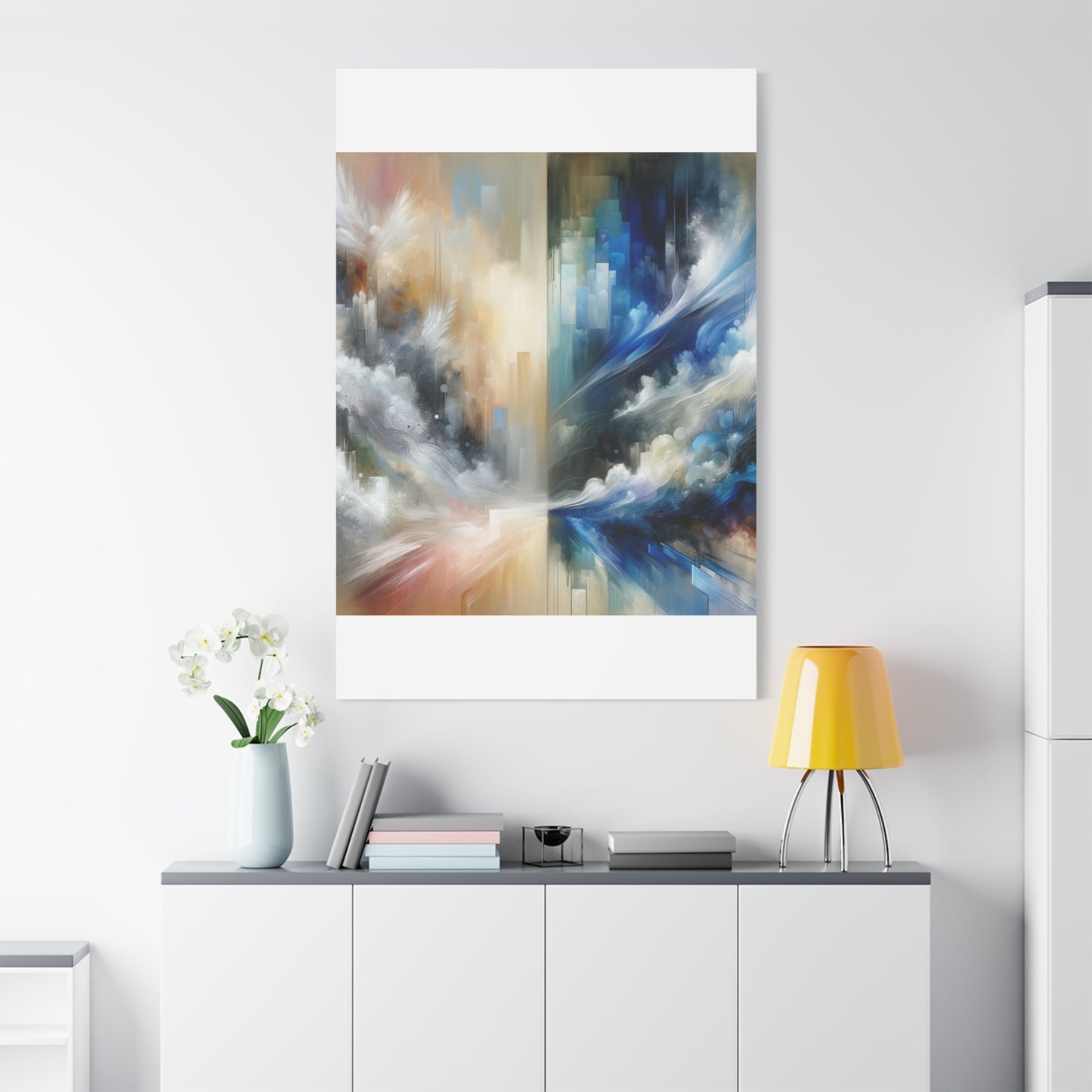 Abstract Duality - Matte Canvas, Stretched, 1.25"