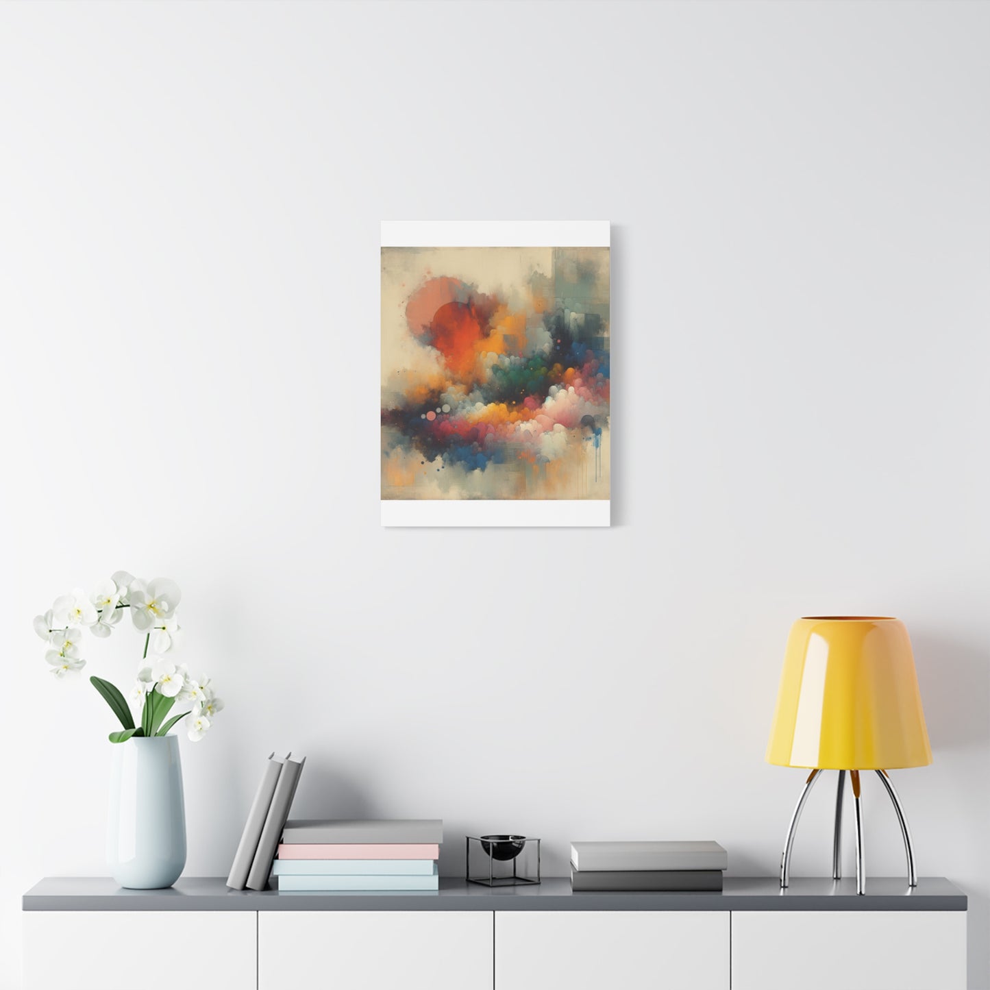 Colorful Abstract Clouds - Matte Canvas, Stretched, 1.25"