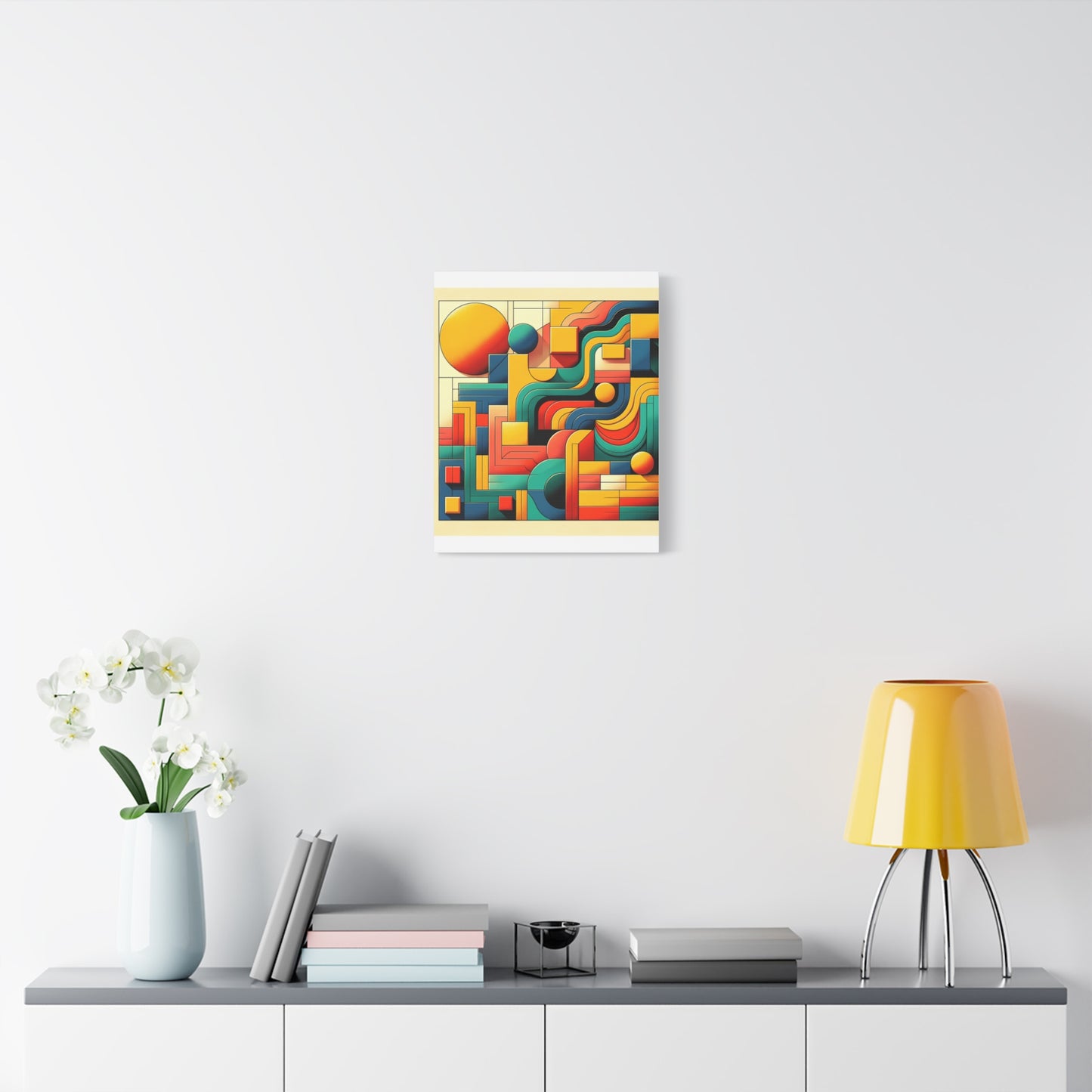 Abstract Geometric Design - Matte Canvas, Stretched, 1.25"