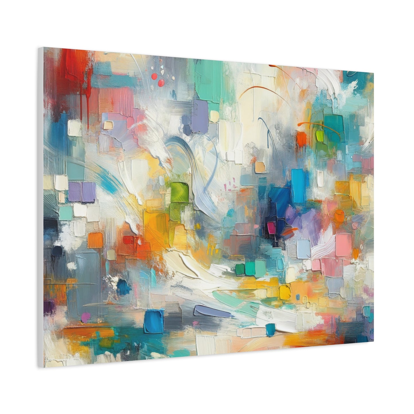 Abstract Color Burst - Matte Canvas, Stretched, 1.25"