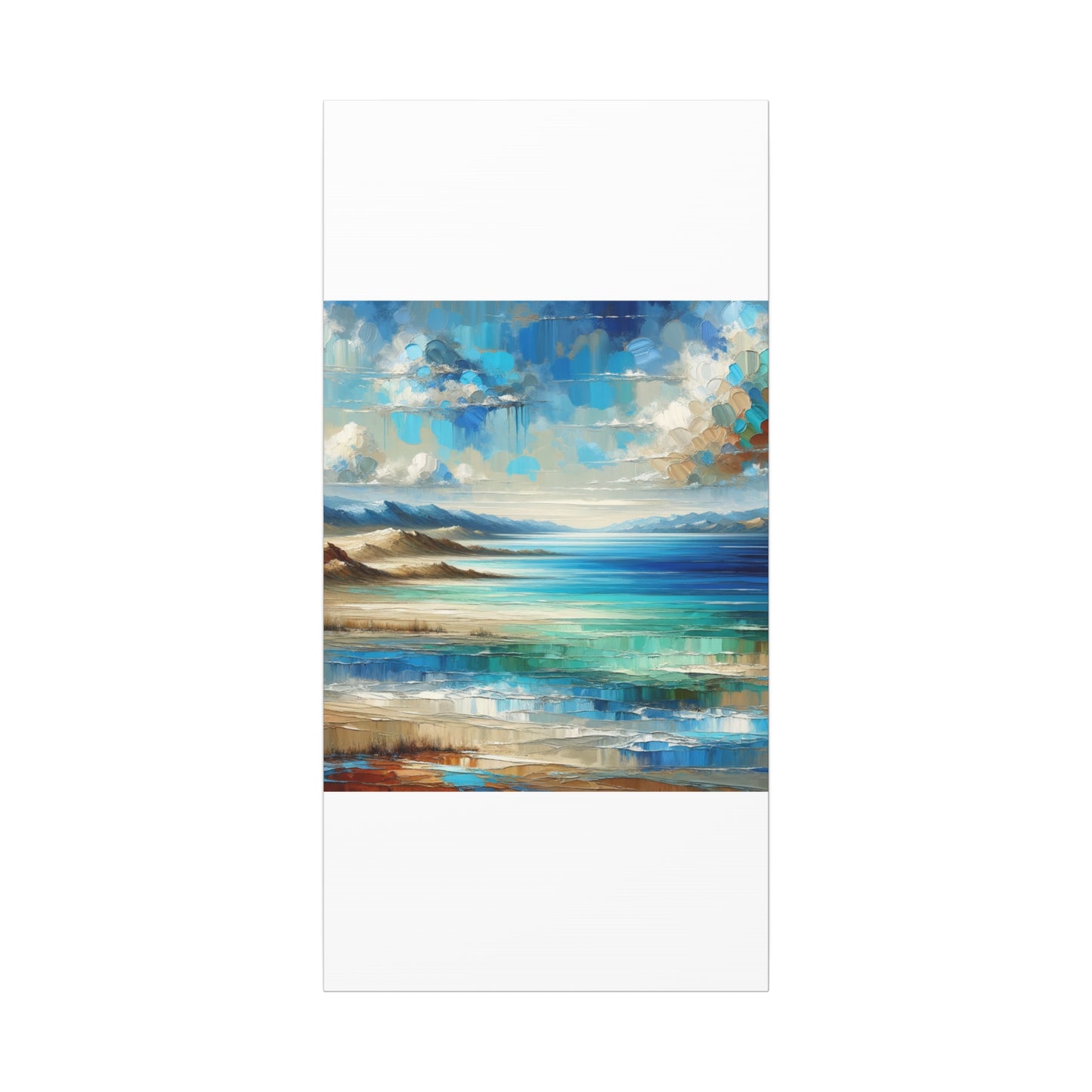 Matte Canvas, Stretched, 1.25" - Abstract Seaside Enchantment