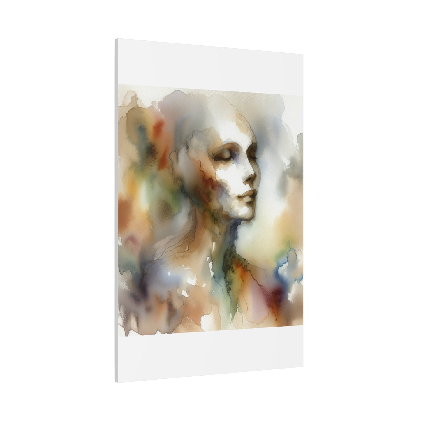 Dreamy Watercolor Portrait - Matte Canvas, Stretched, 1.25"