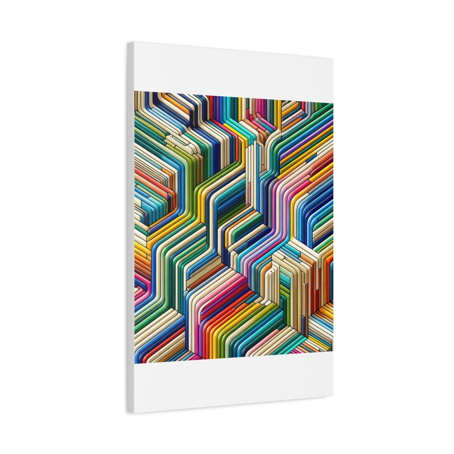 Colorful Geometric Pattern - Matte Canvas, Stretched, 1.25"