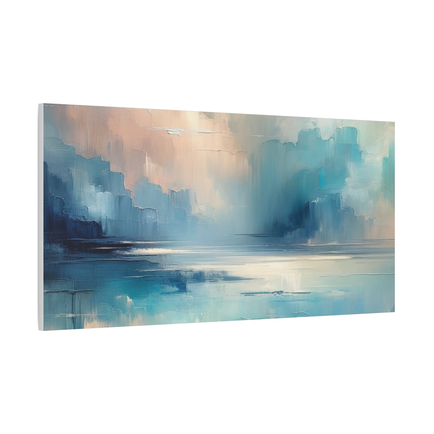 Abstract Sky Reflection - Matte Canvas, Stretched, 1.25"