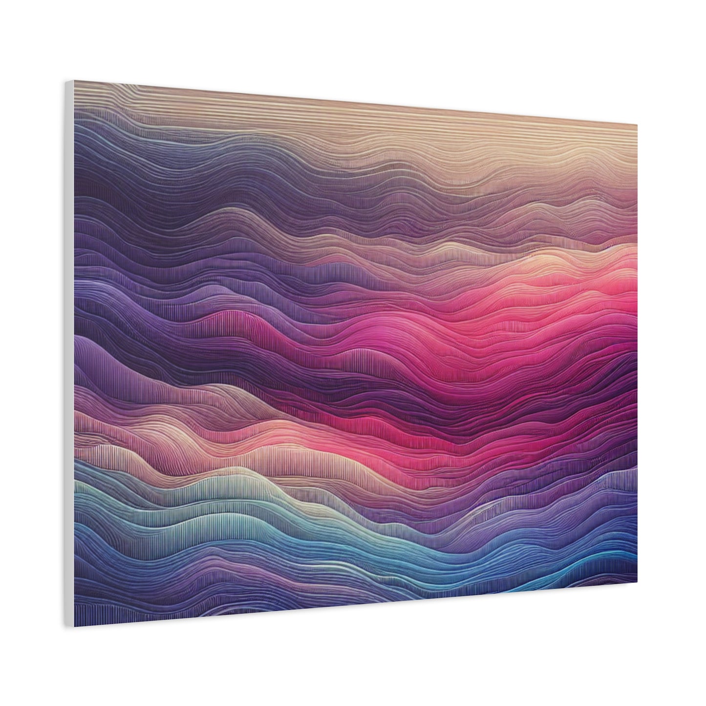 Wave Harmony - Matte Canvas, Stretched, 1.25"