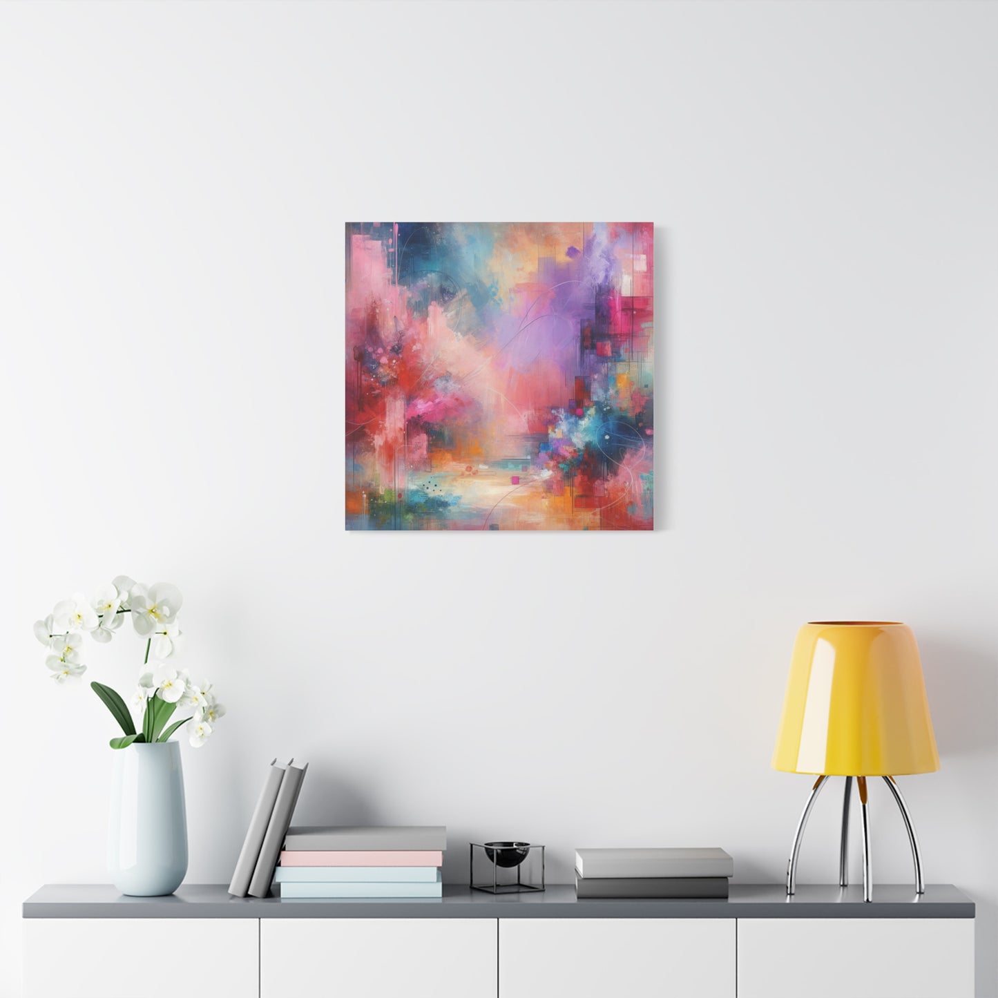 Abstract Color Symphony - Matte Canvas, Stretched, 1.25"