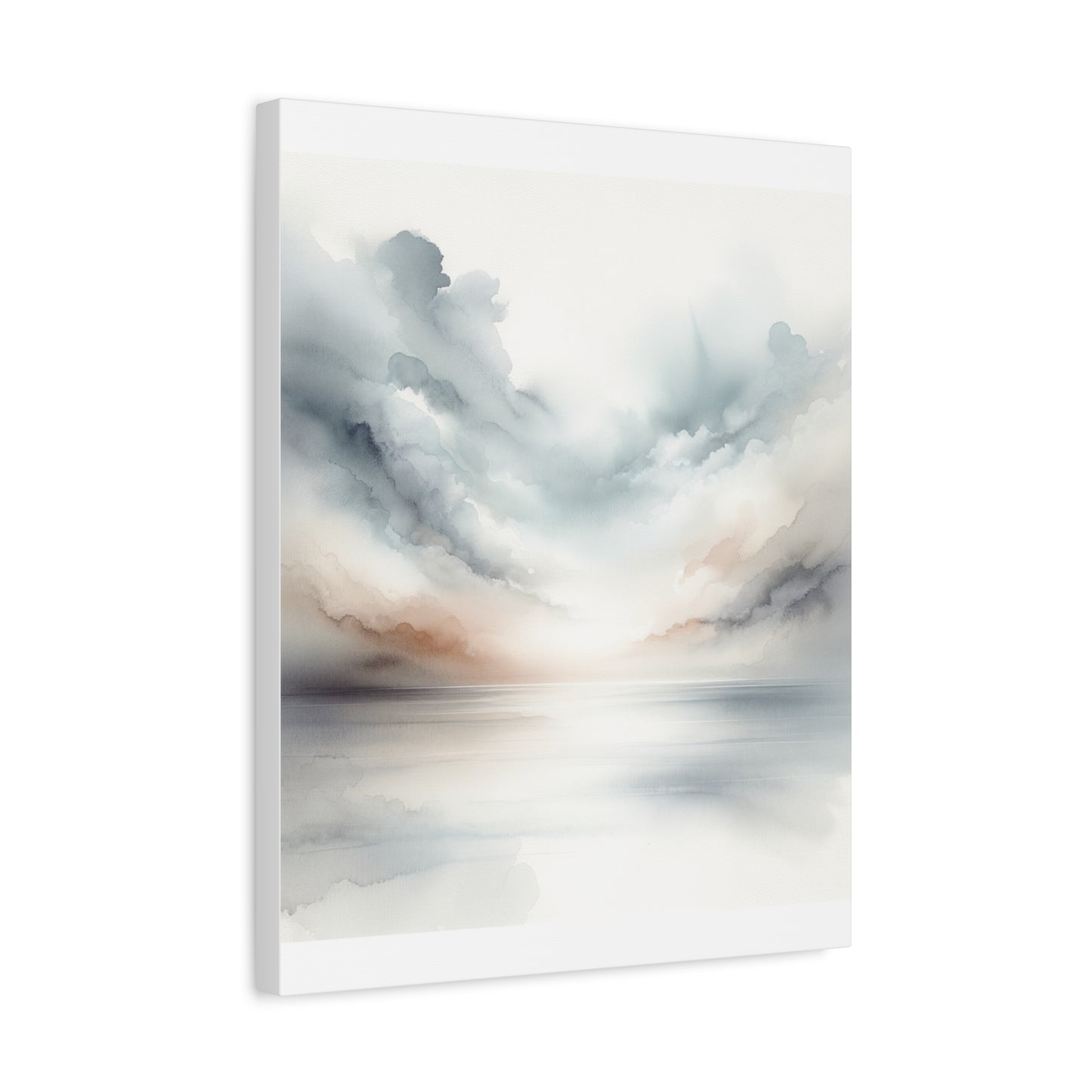 Matte Canvas, Stretched, 1.25" - Serene Watercolor Sky