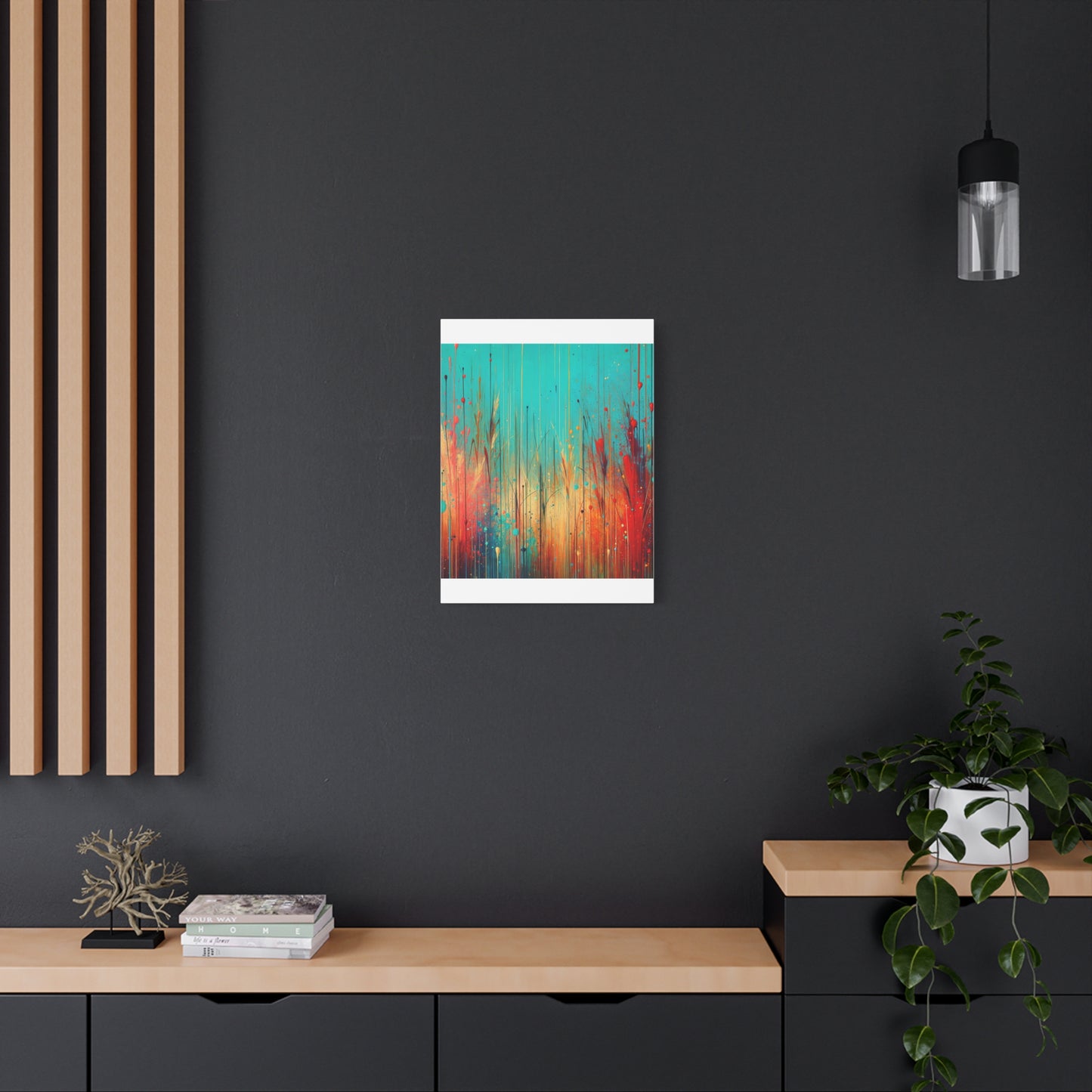 Vibrant Abstract Landscape - Matte Canvas, Stretched, 1.25"