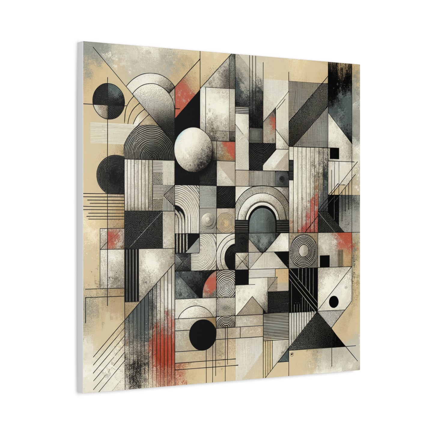 Abstract Geometry Matte Canvas, Stretched, 1.25"