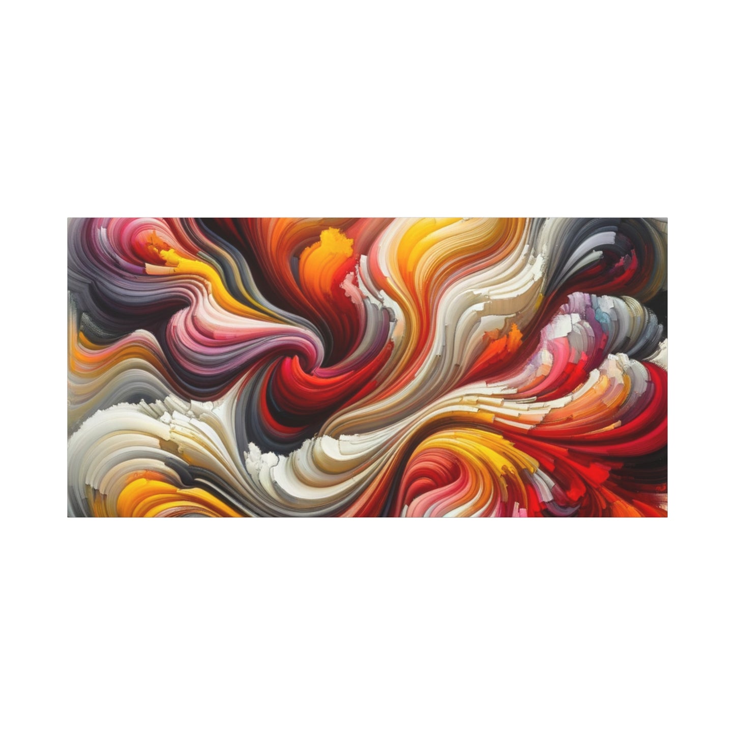 Vibrant Abstract Swirls - Matte Canvas, Stretched, 1.25"