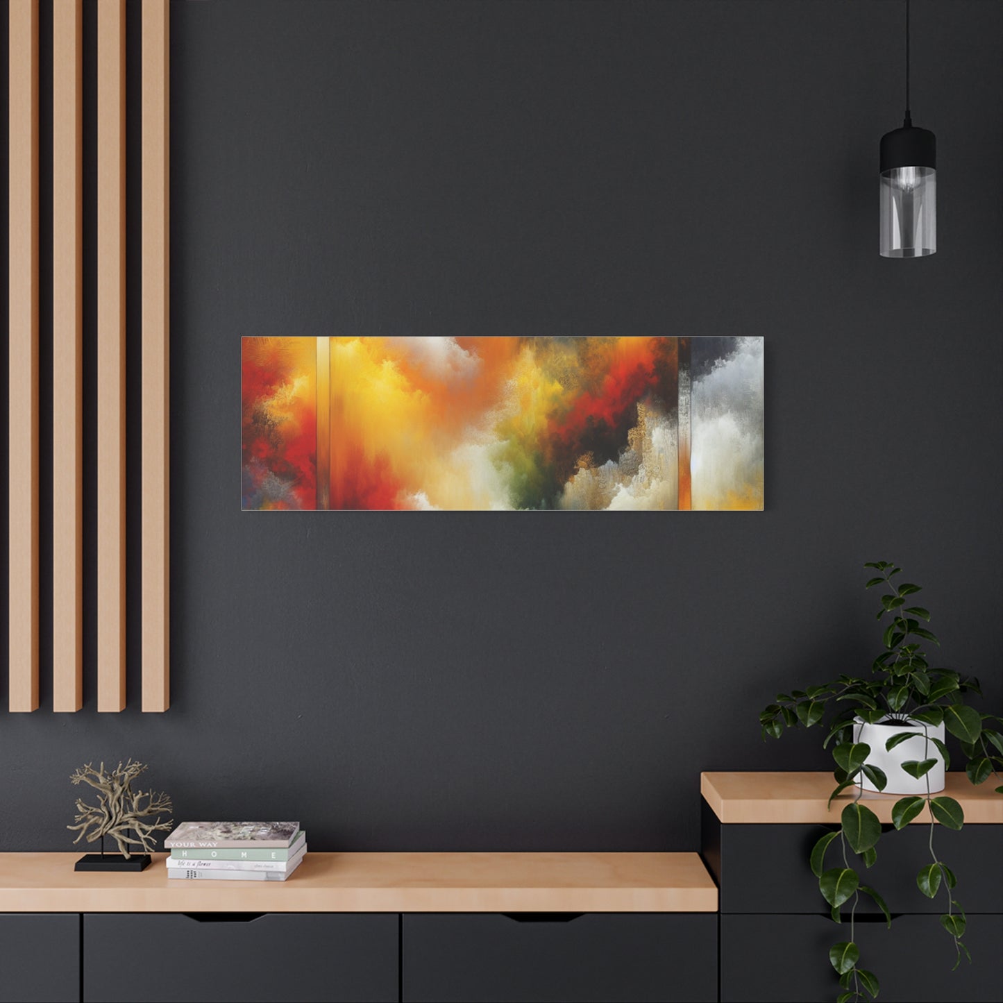 Abstract Colorful Clouds - Matte Canvas, Stretched, 1.25"