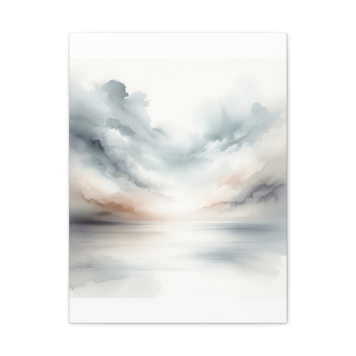 Matte Canvas, Stretched, 1.25" - Serene Watercolor Sky