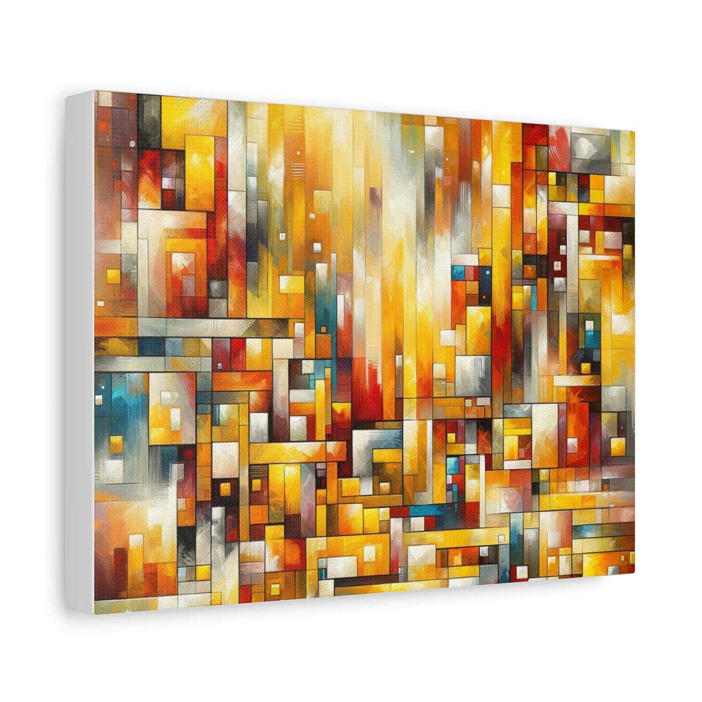 Abstract Geometric Burst - Matte Canvas, Stretched, 1.25"