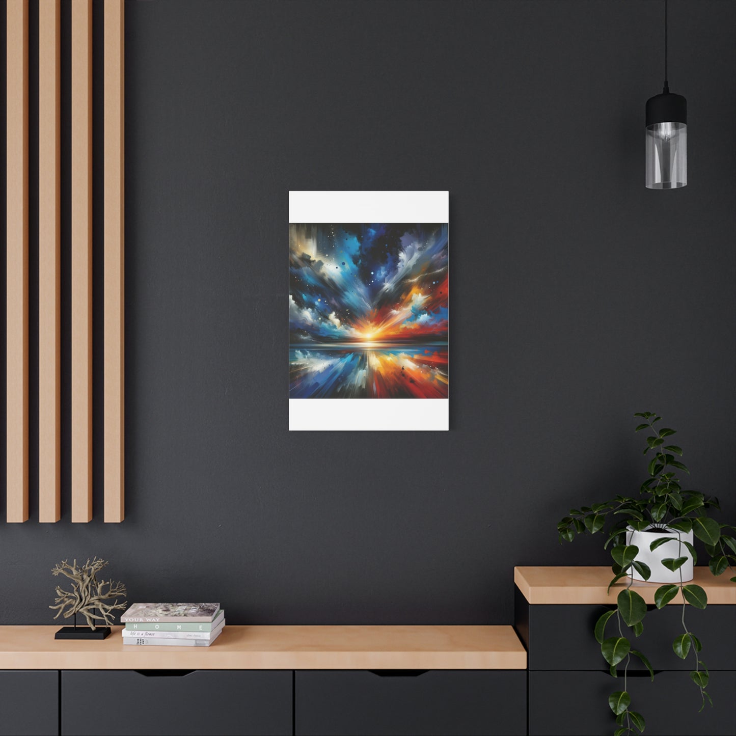 Vibrant Cosmic Sunrise - Matte Canvas, Stretched, 1.25"