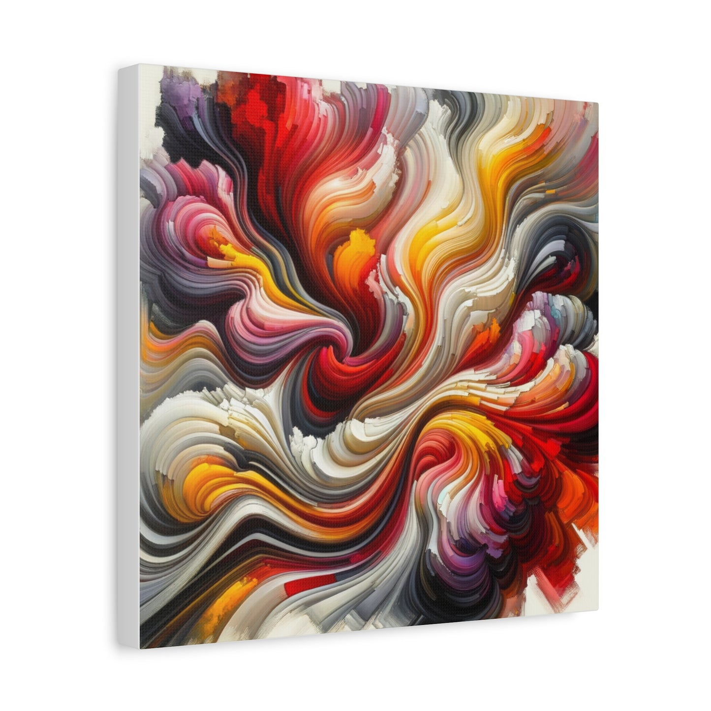 Vibrant Abstract Swirls - Matte Canvas, Stretched, 1.25"