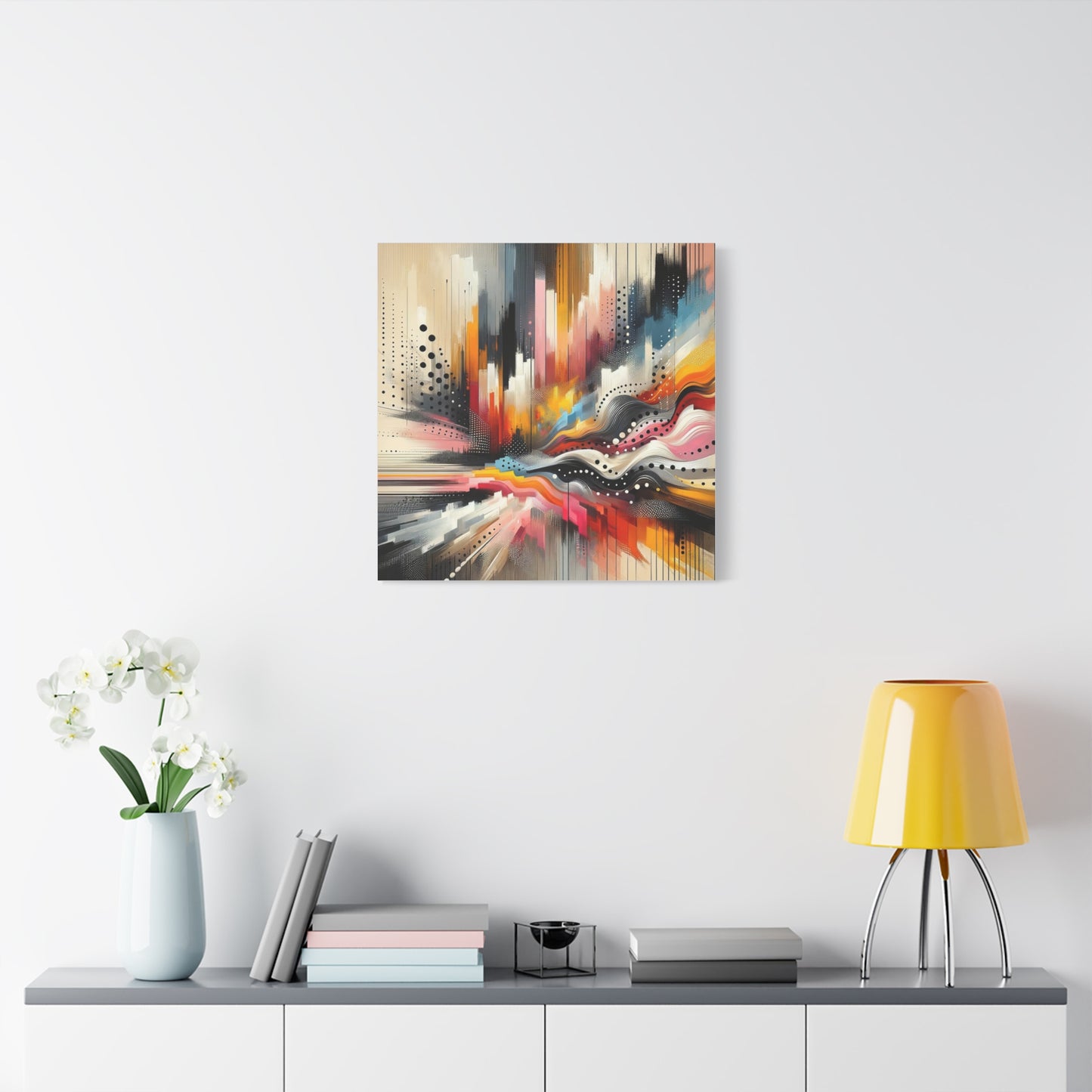 Abstract Color Symphony - Matte Canvas, Stretched, 1.25"