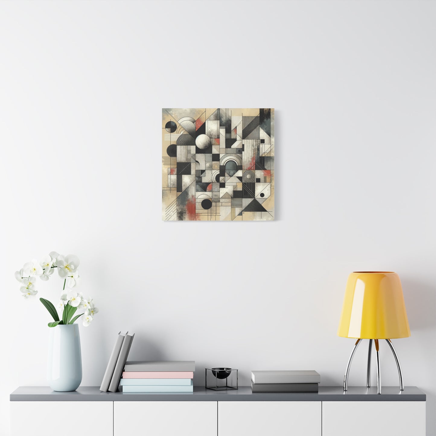 Abstract Geometry Matte Canvas, Stretched, 1.25"