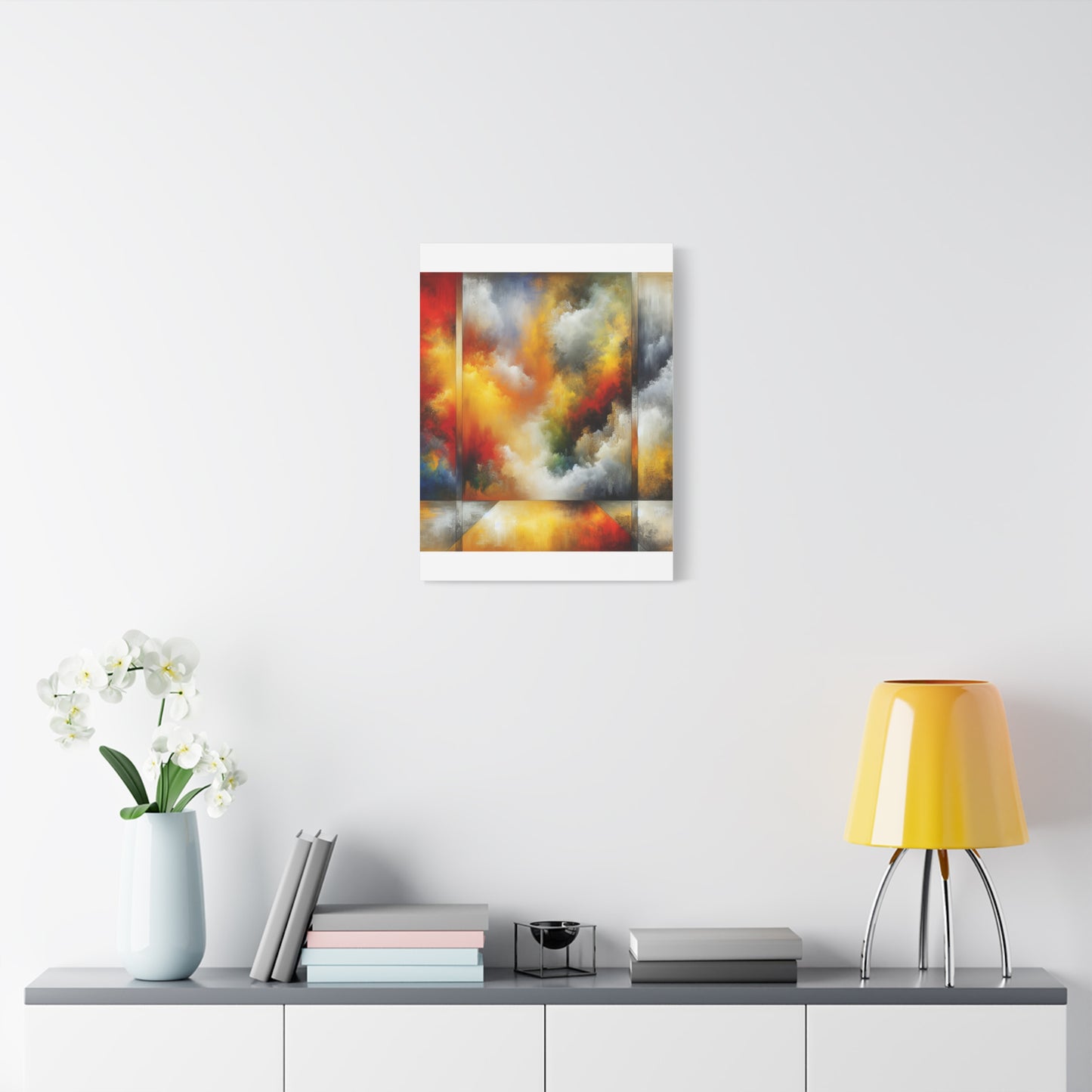 Abstract Colorful Clouds - Matte Canvas, Stretched, 1.25"