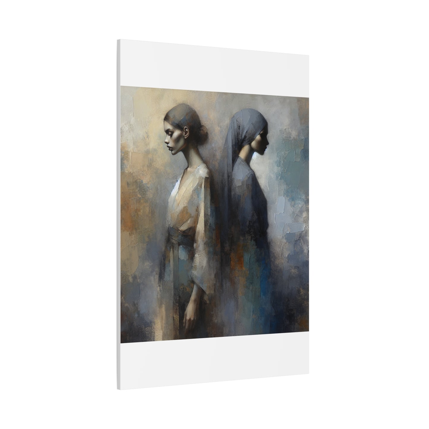 Matte Canvas, Stretched, 1.25" - Abstract Portraits in Contrast