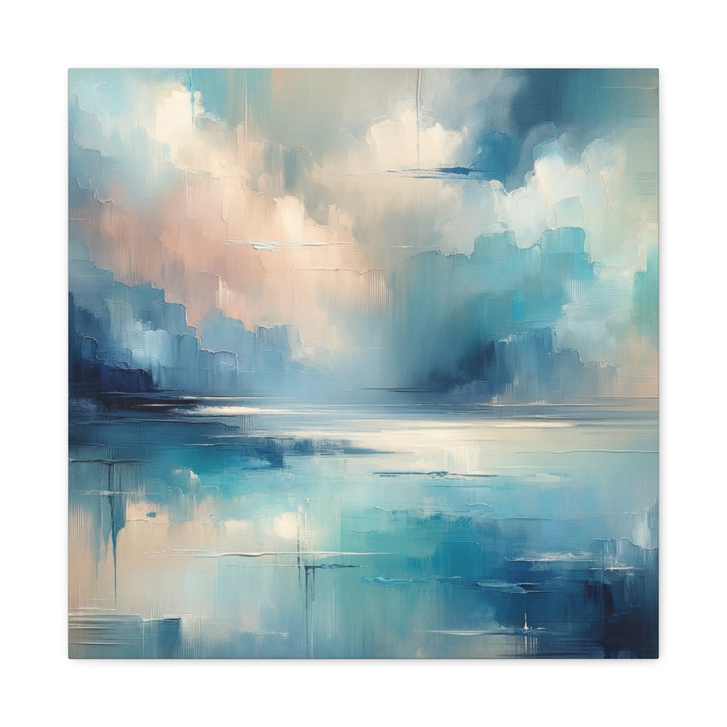 Abstract Sky Reflection - Matte Canvas, Stretched, 1.25"