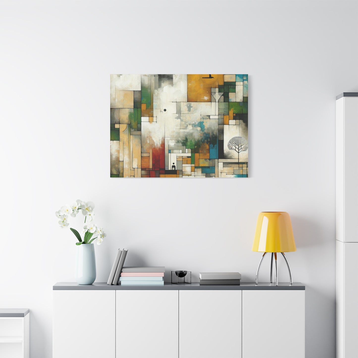 Abstract Geometric Art - Matte Canvas, Stretched, 1.25"