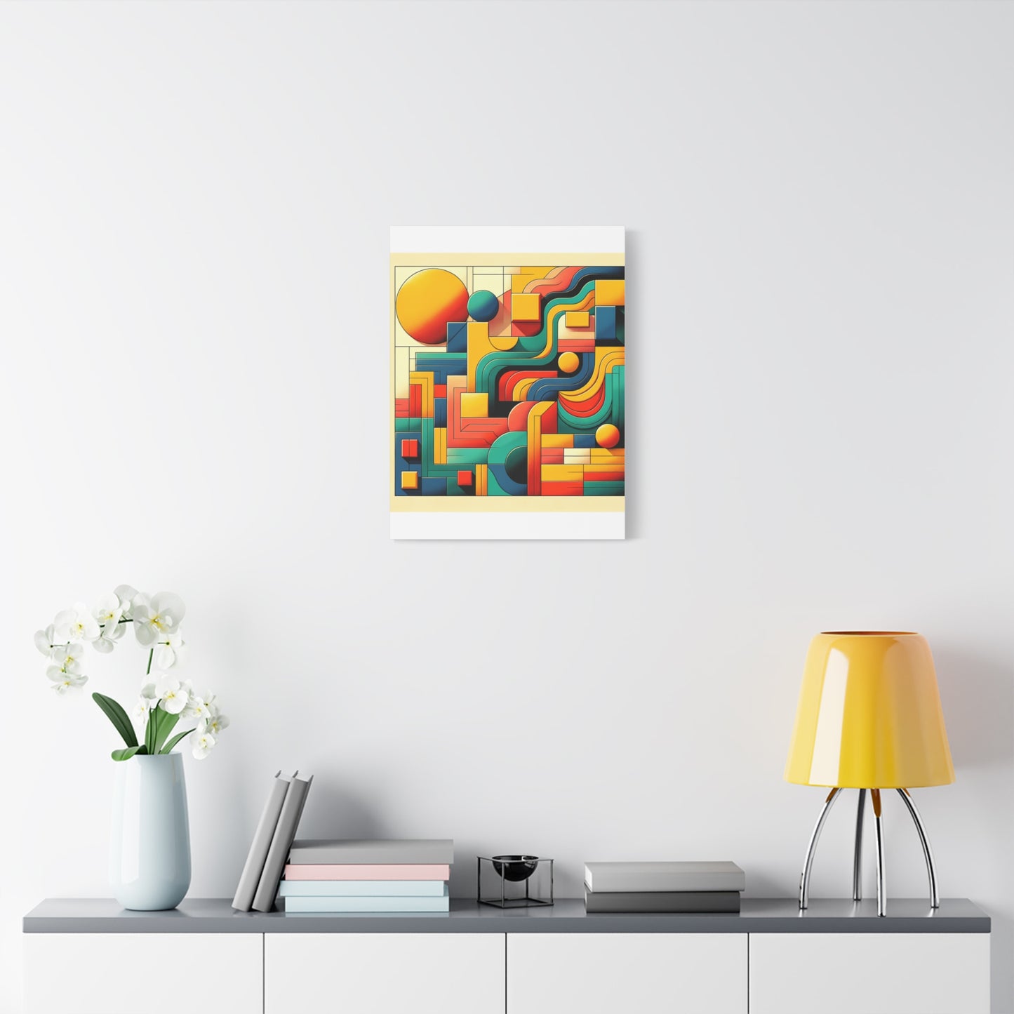 Abstract Geometric Design - Matte Canvas, Stretched, 1.25"