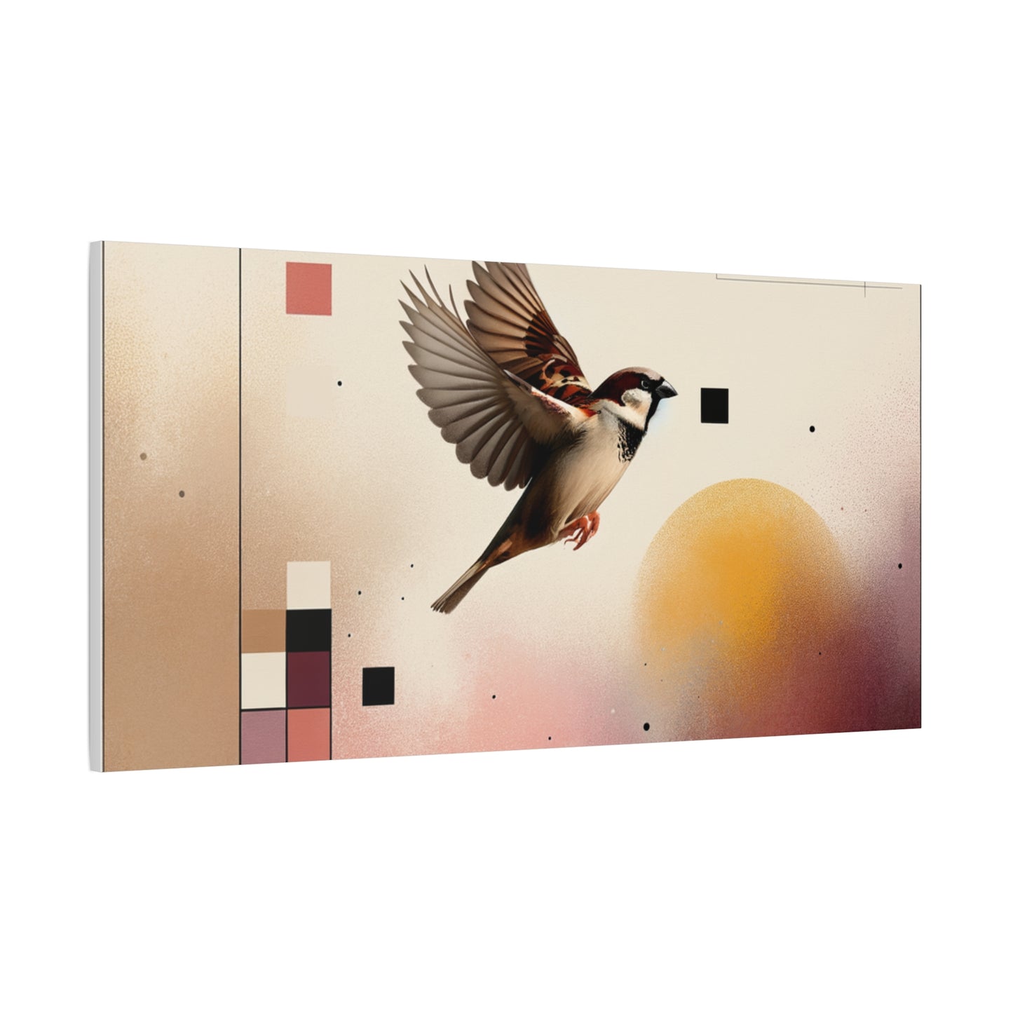 Sparrow Flight - Matte Canvas, Stretched, 1.25"