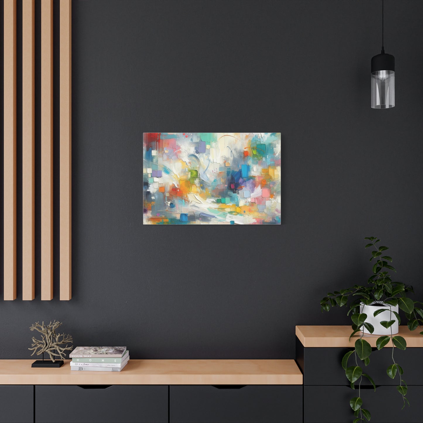 Abstract Color Burst - Matte Canvas, Stretched, 1.25"