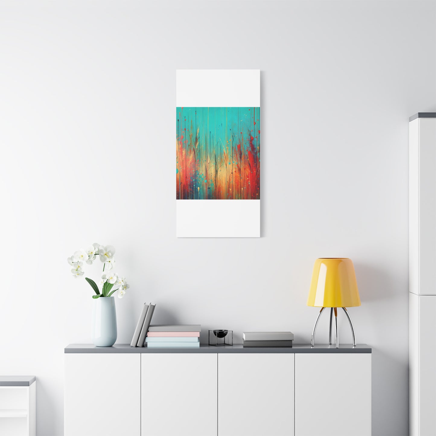 Vibrant Abstract Landscape - Matte Canvas, Stretched, 1.25"