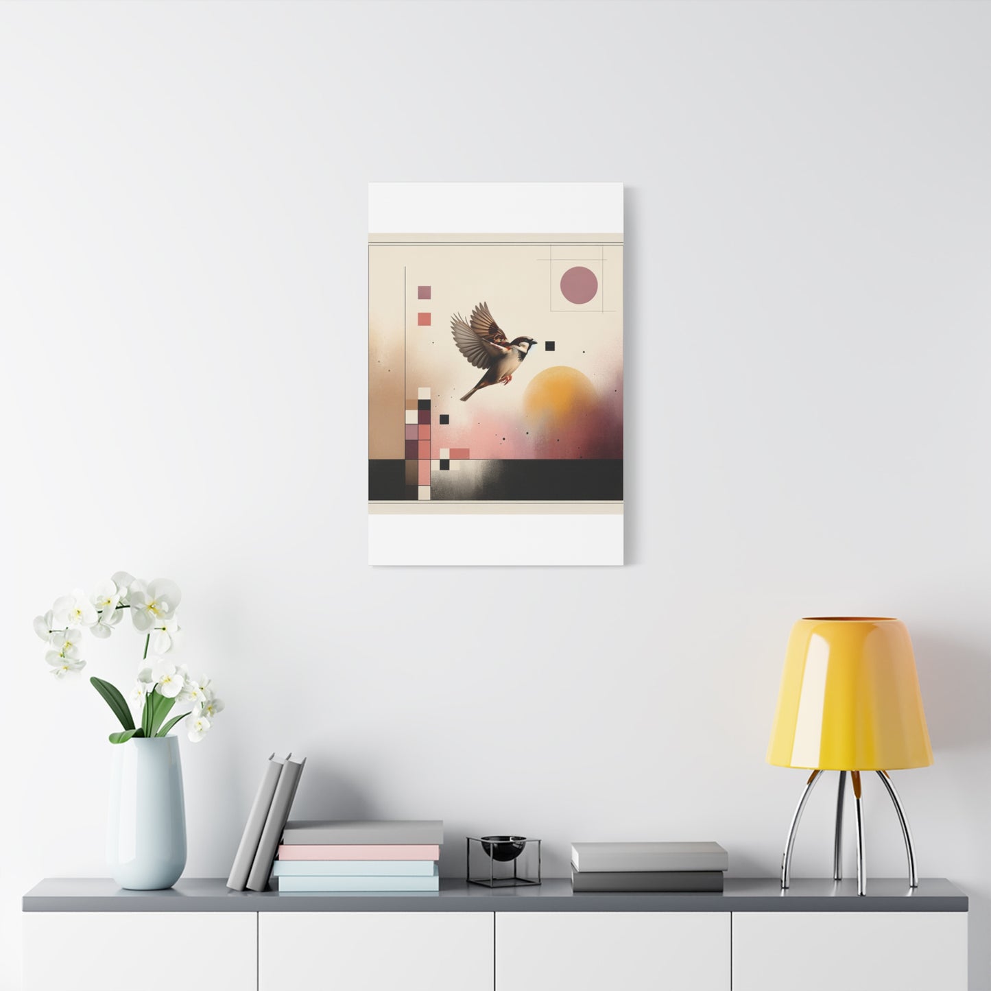 Sparrow Flight - Matte Canvas, Stretched, 1.25"