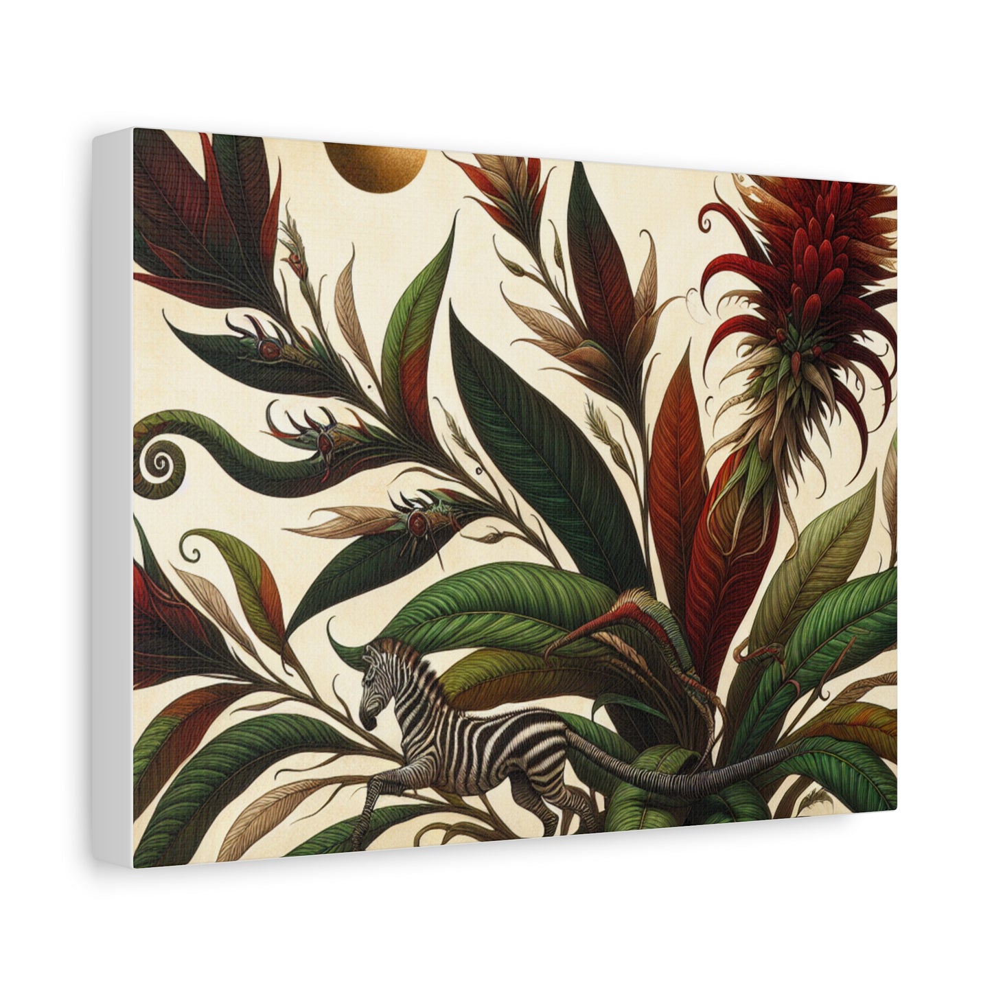 Exotic Zebra Fantasy - Matte Canvas, Stretched, 1.25"