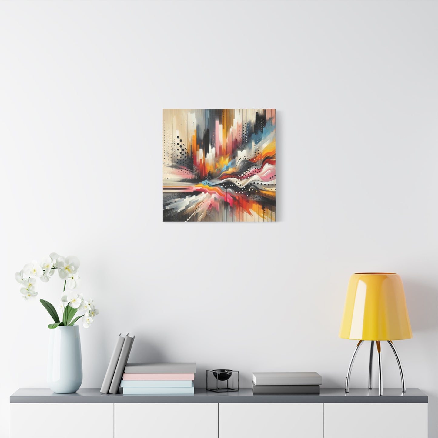 Abstract Color Symphony - Matte Canvas, Stretched, 1.25"