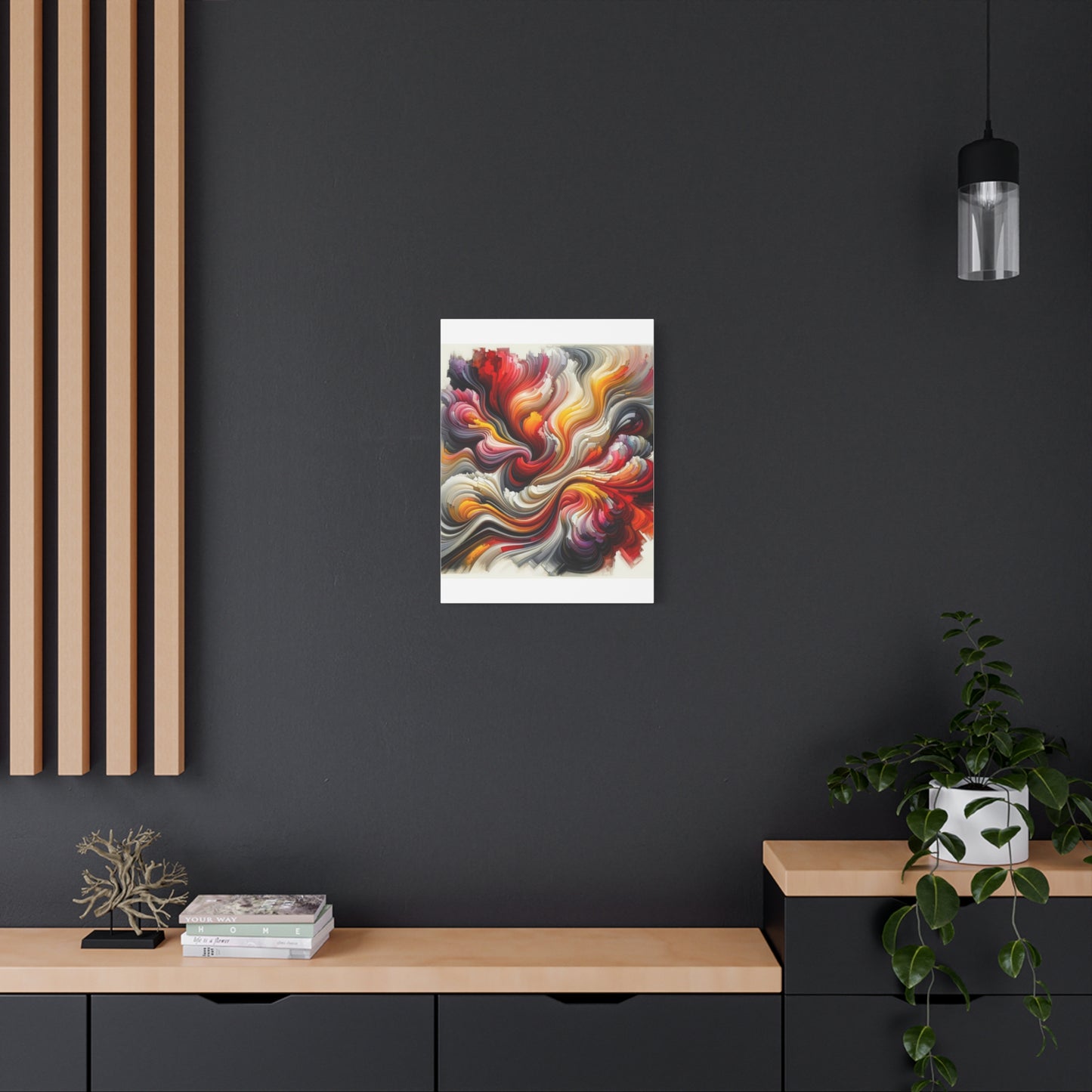 Vibrant Abstract Swirls - Matte Canvas, Stretched, 1.25"