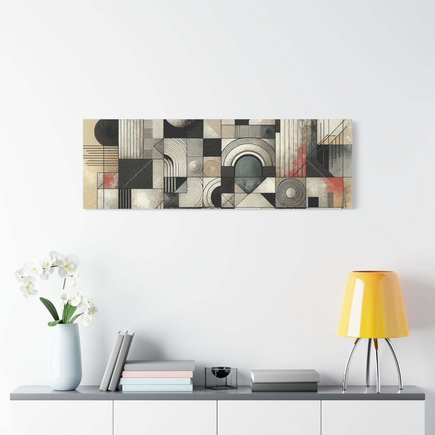 Abstract Geometry Matte Canvas, Stretched, 1.25"