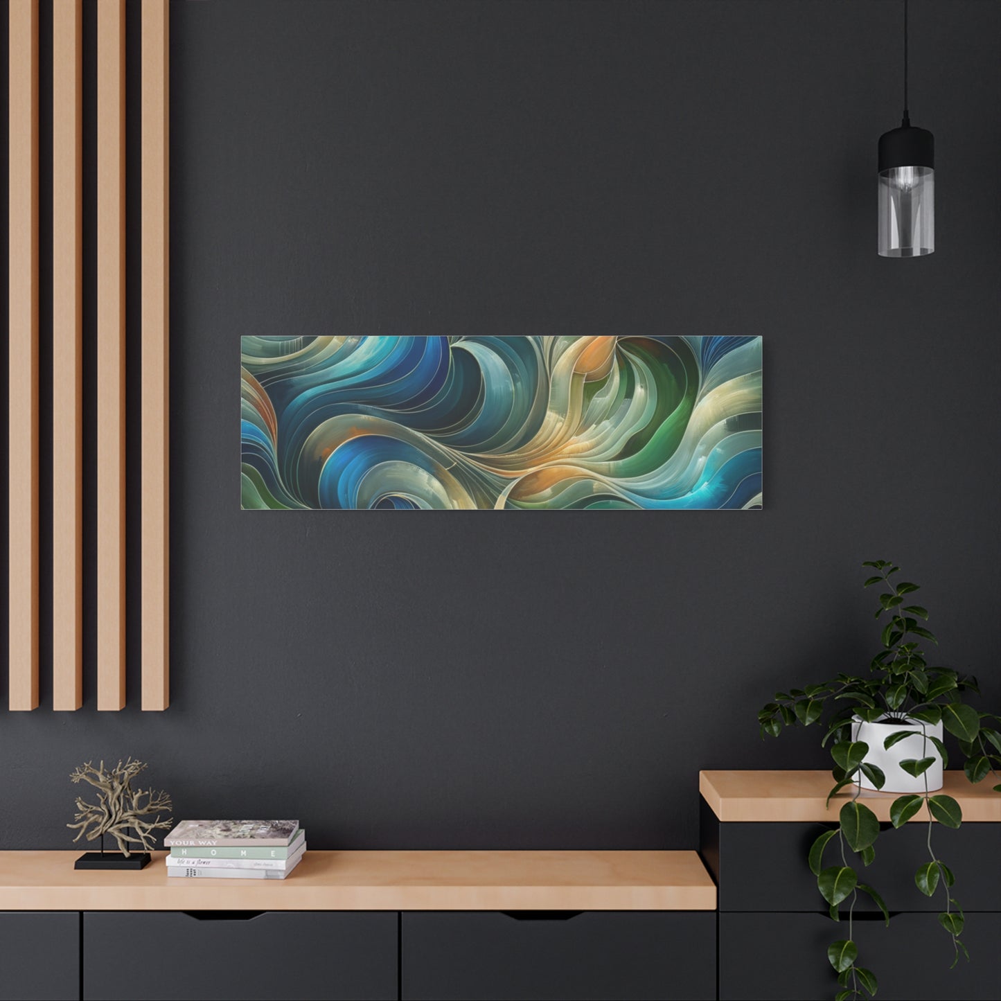 Abstract Swirls - Matte Canvas, Stretched, 1.25"