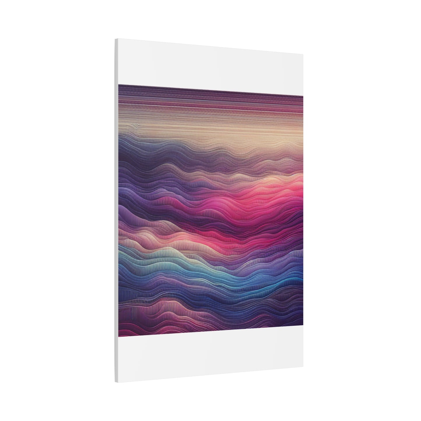 Wave Harmony - Matte Canvas, Stretched, 1.25"