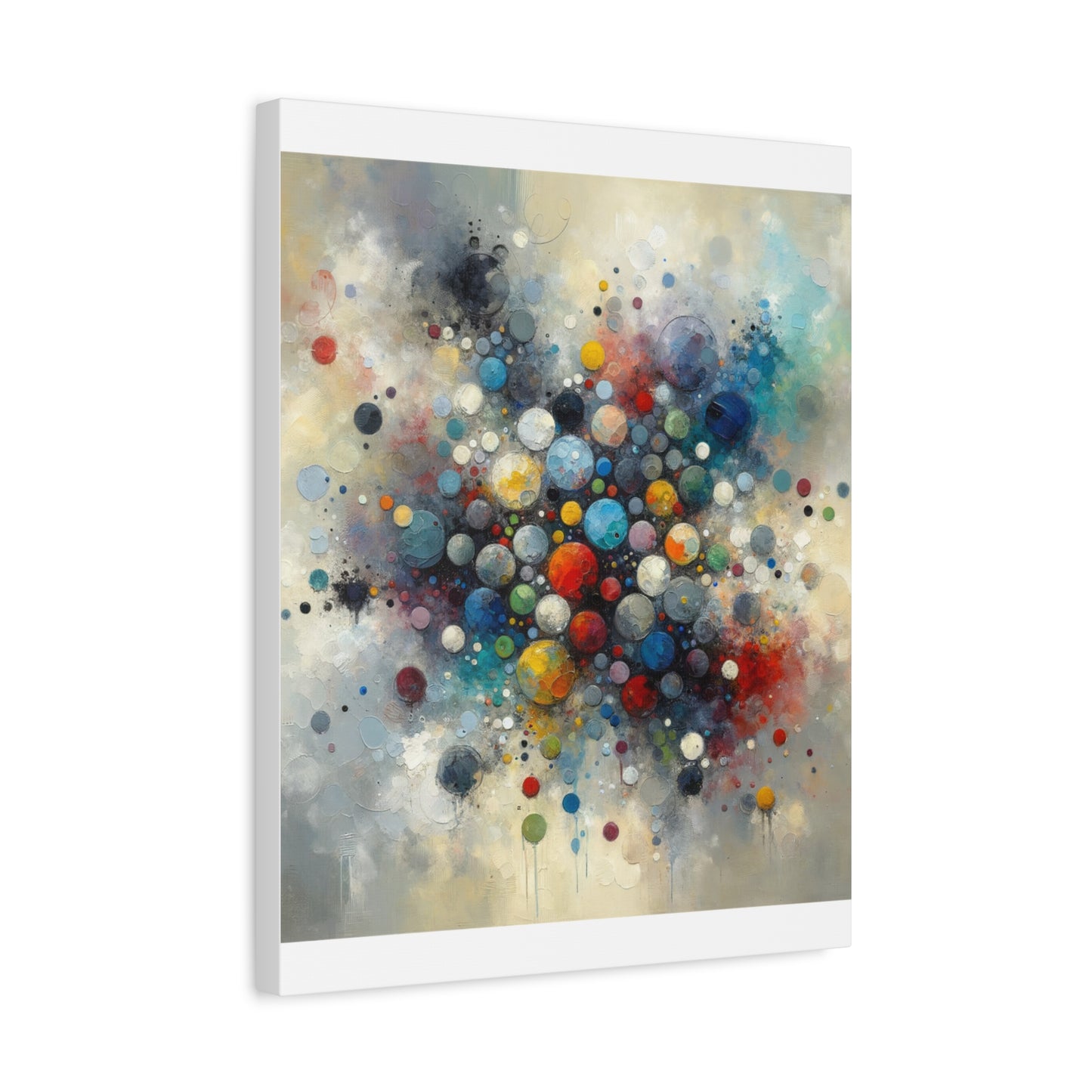 Vibrant Abstract Circles - Matte Canvas, Stretched, 1.25"